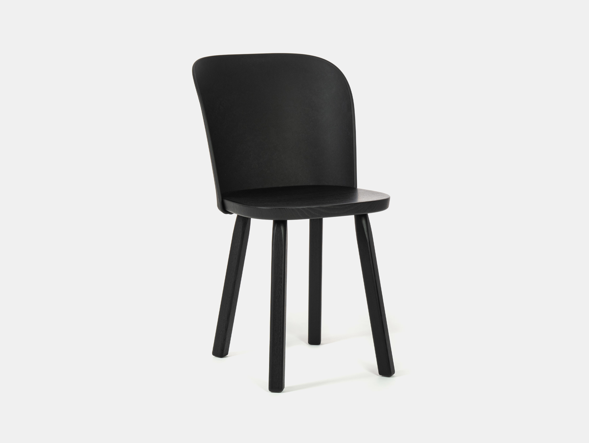 Magis edward barber jay osgerby alpina chair natural legs black back