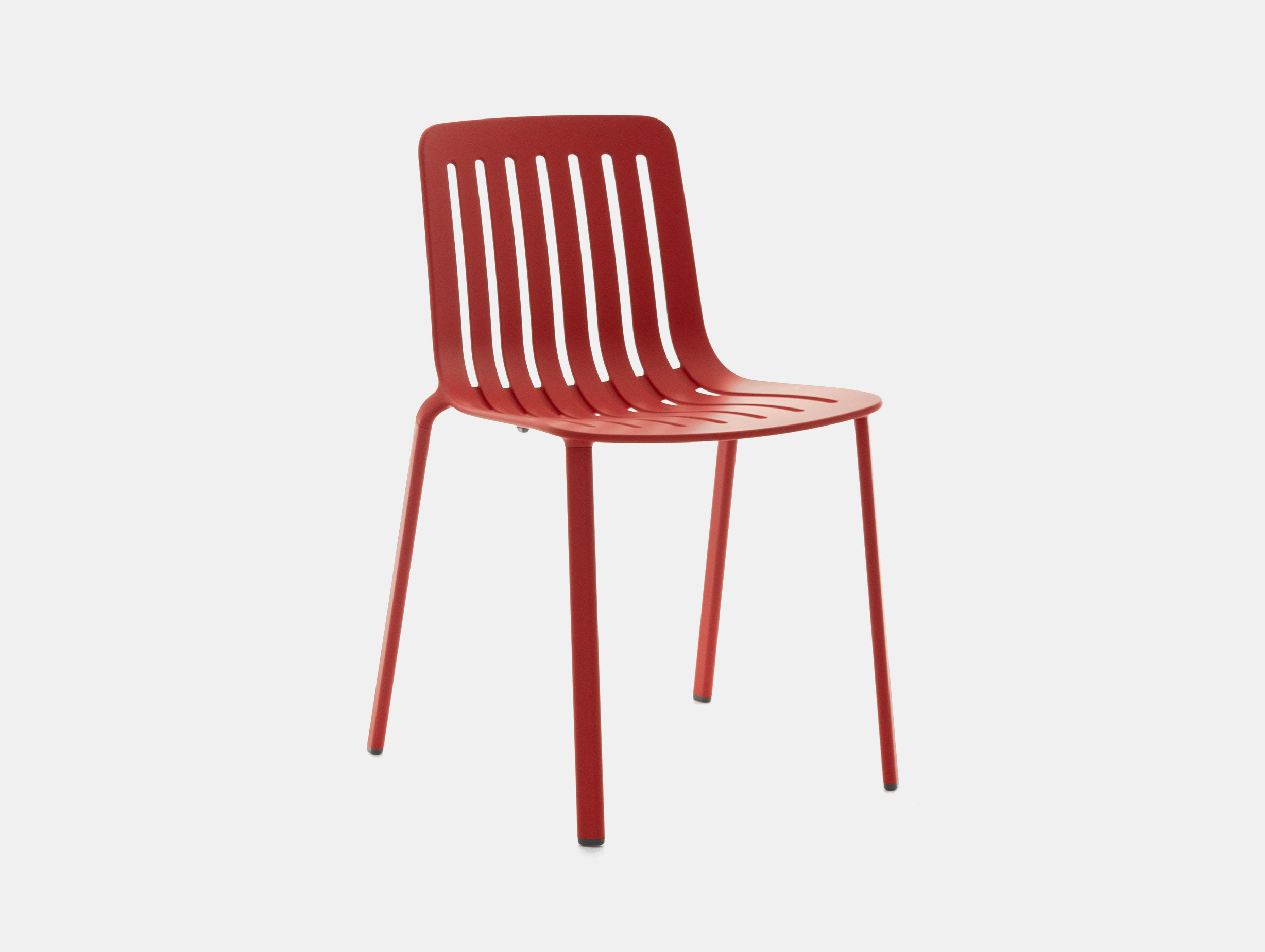 Magis jasper morrison plato side chair red