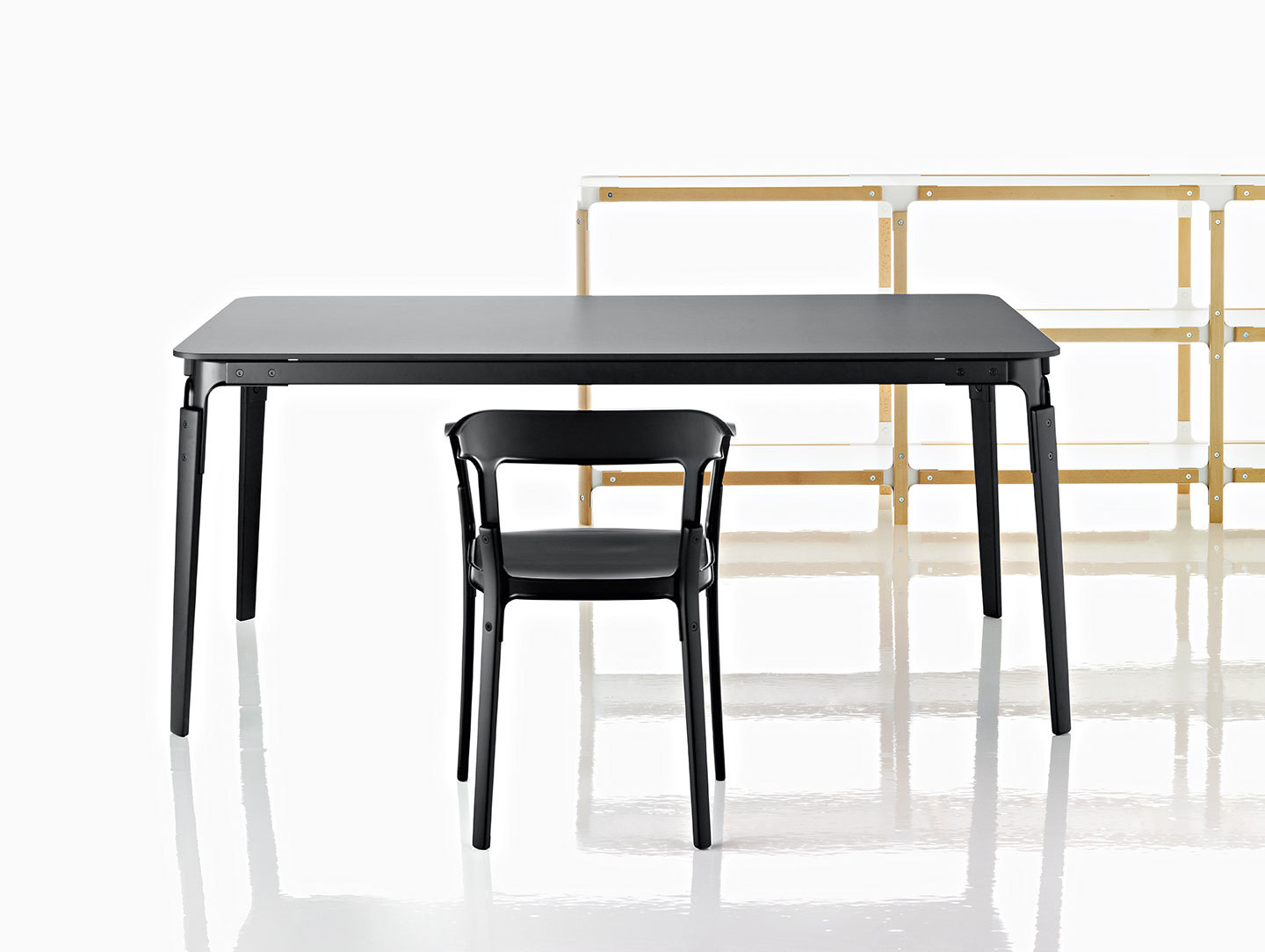Magis Steelwood Chair Black Ronan Erwan Bouroullec