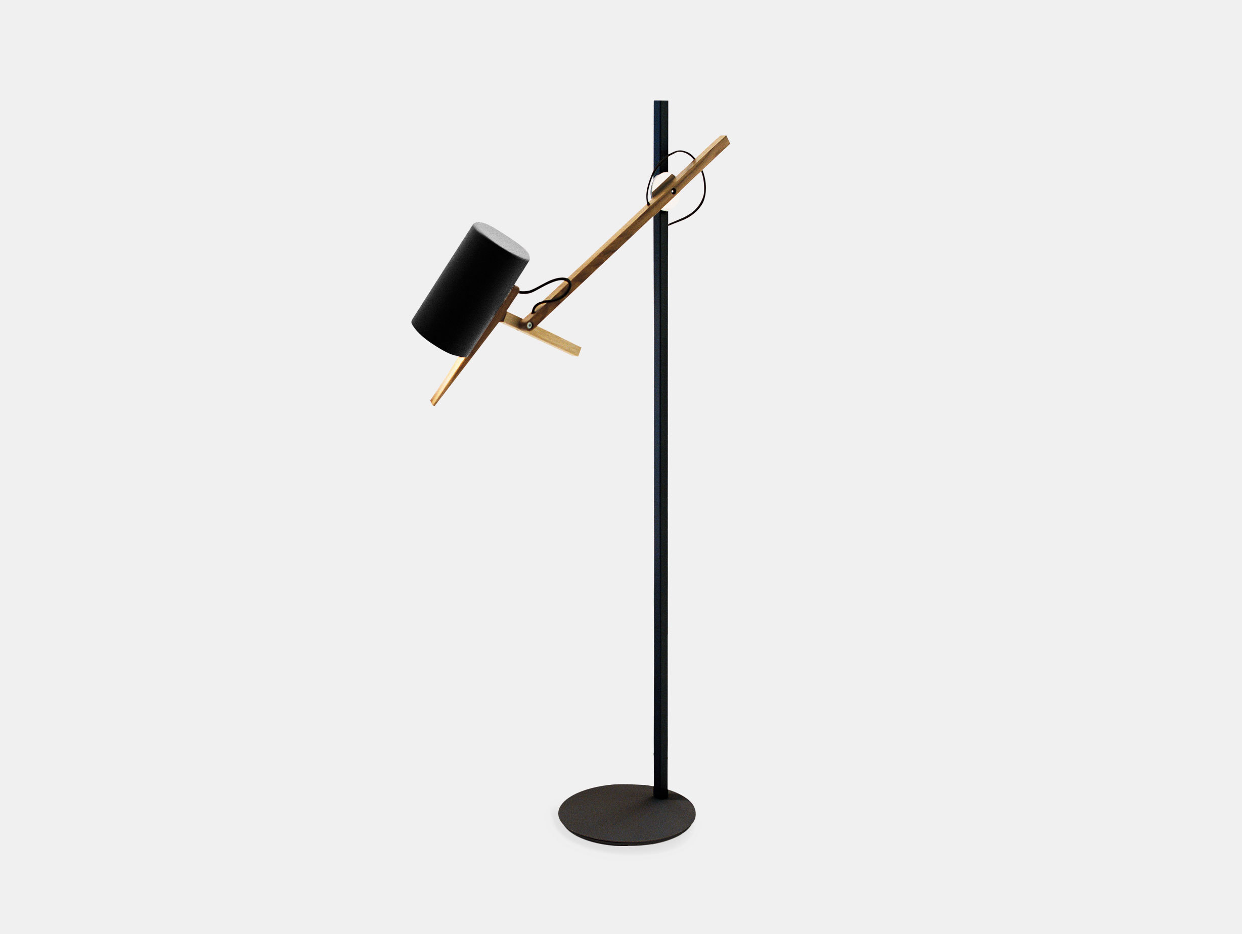 Marset Scantling Floor Light Black Mathias Hahn