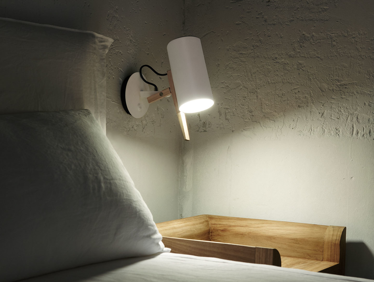 Marset Scantling Wall Light Bedside Mathias Hahn