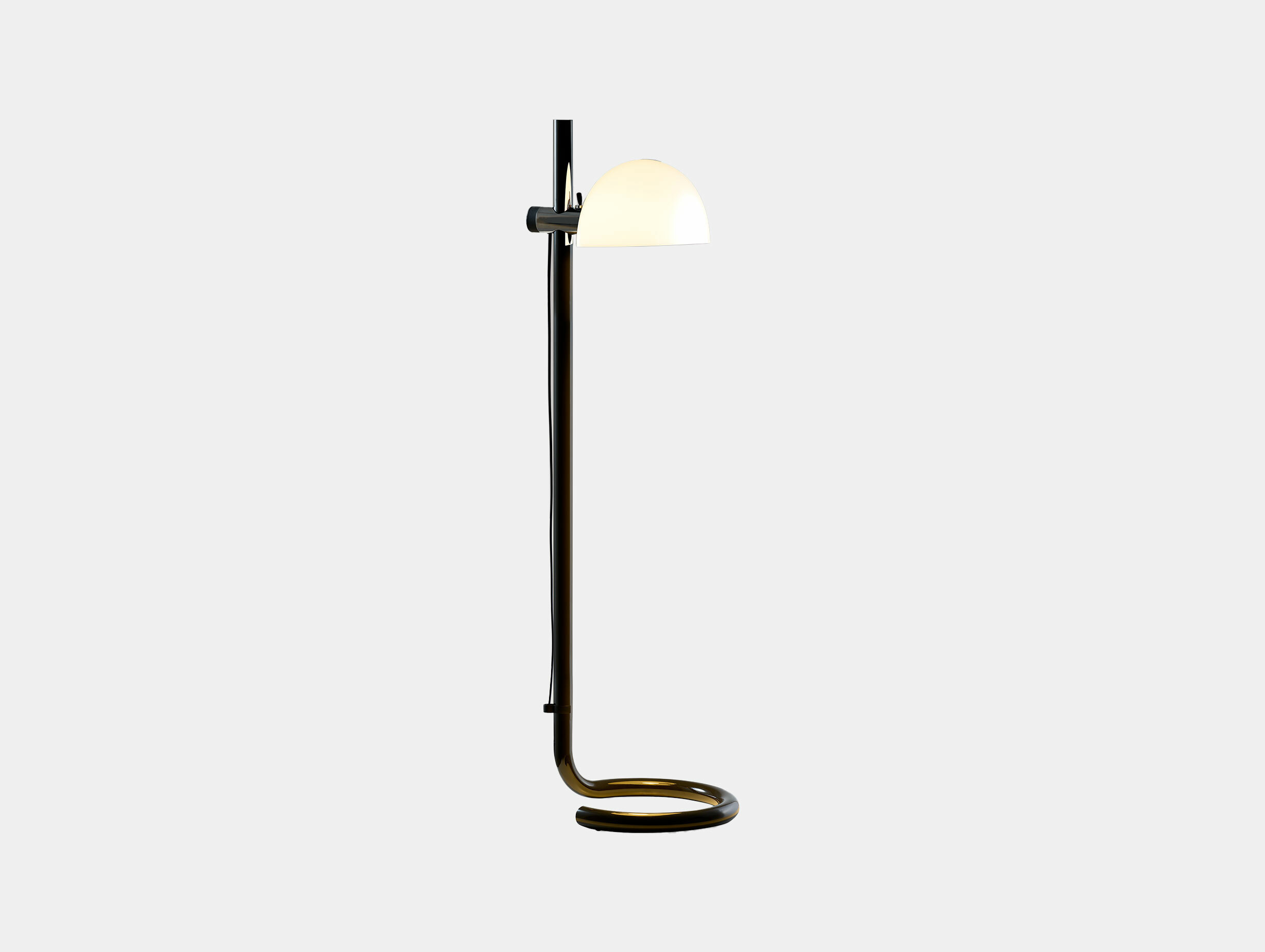 Marset aragay mateo lauro floor lamp brown white