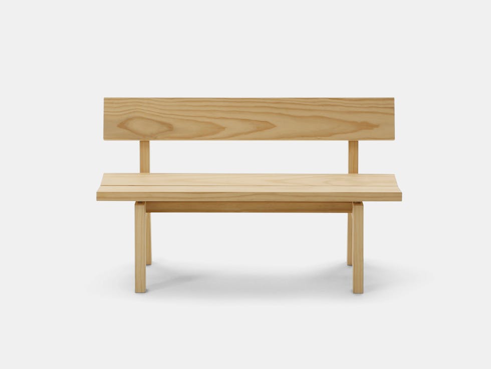 Botan Bench with Backrest image