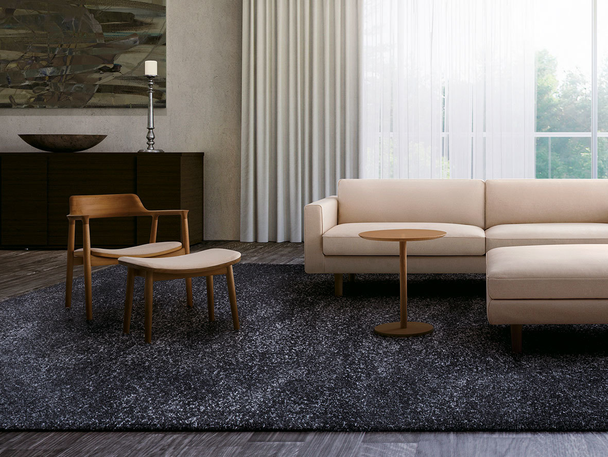 Maruni hiroshima lounge chair ottoman