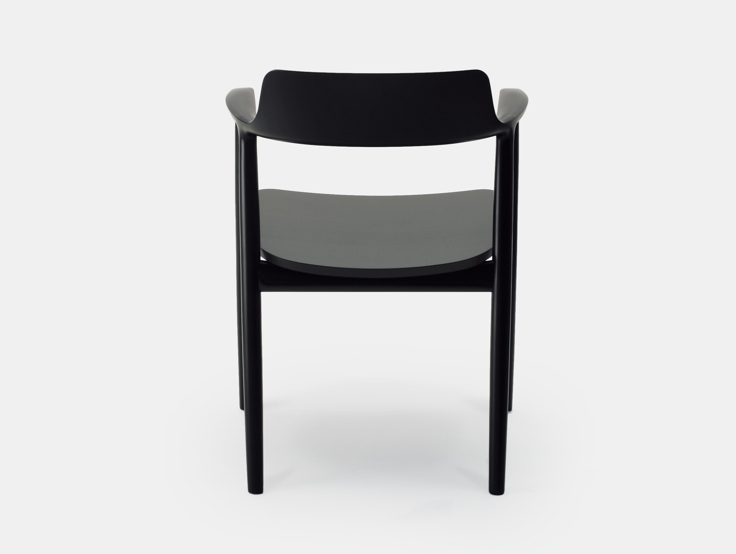 Maruni Hiroshima Armchair Black Back Naoto Fukasawa