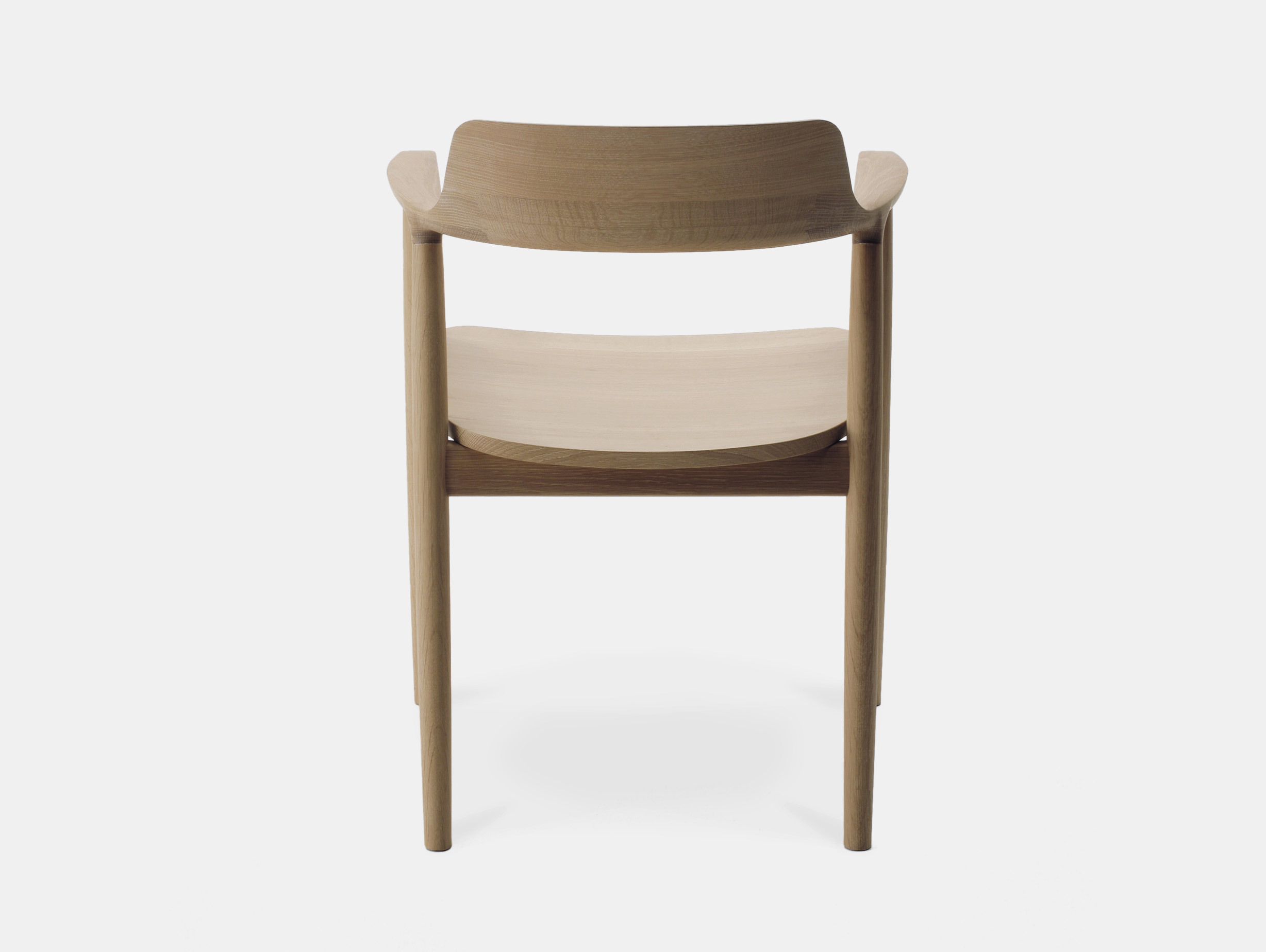 Maruni Hiroshima Armchair Oak Back Naoto Fukasawa