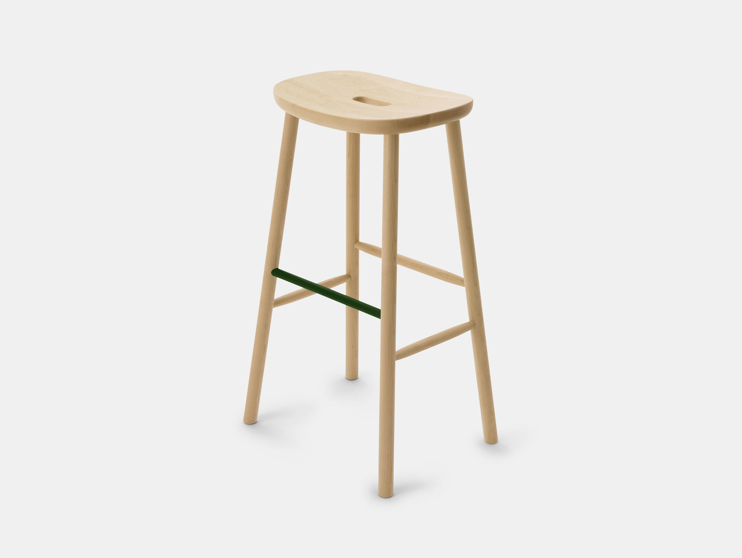 Maruni O Stool H Maple Jasper Morrison