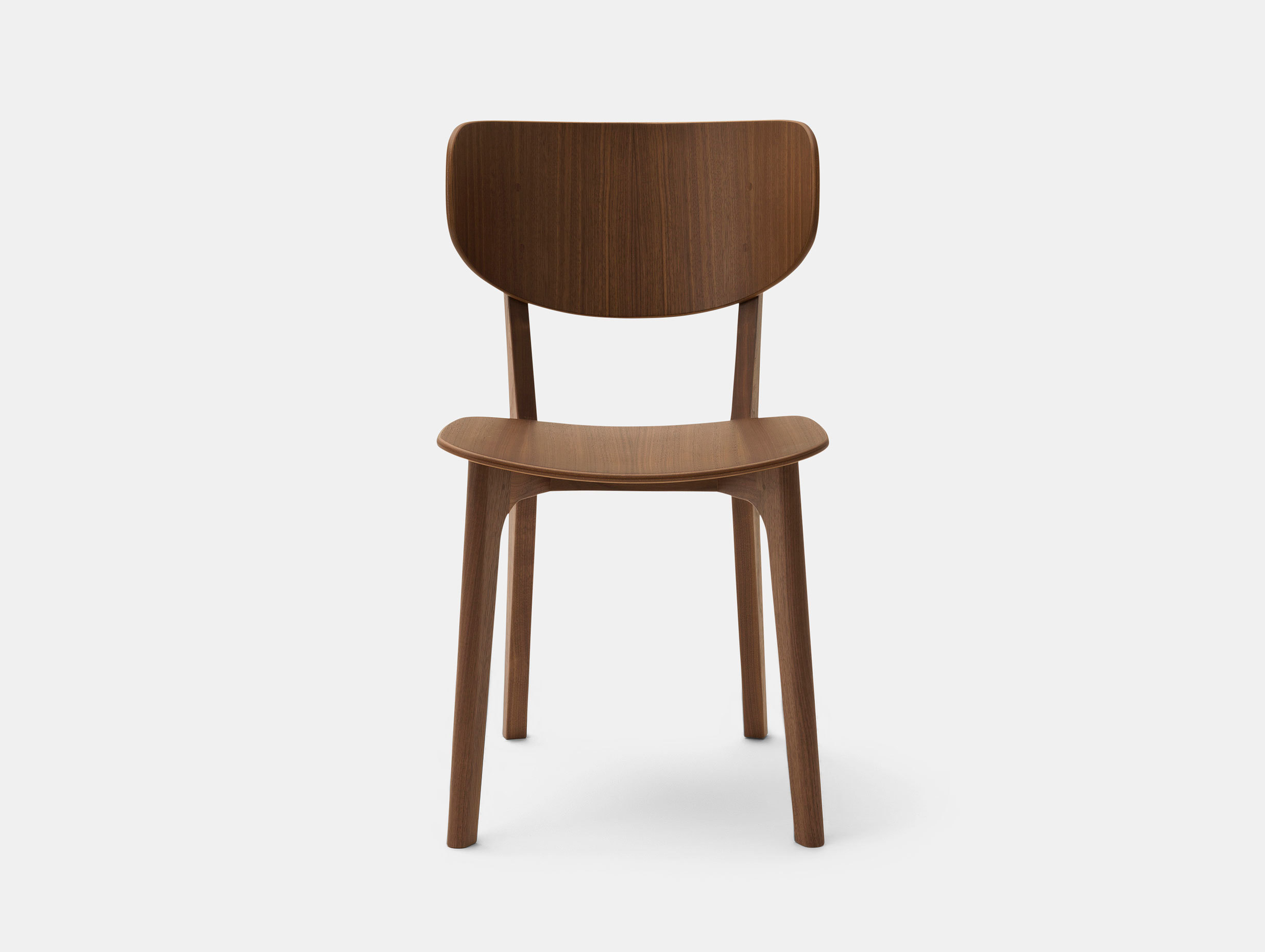 Maruni Roundish Chair Walnut Naoto Fukasawa