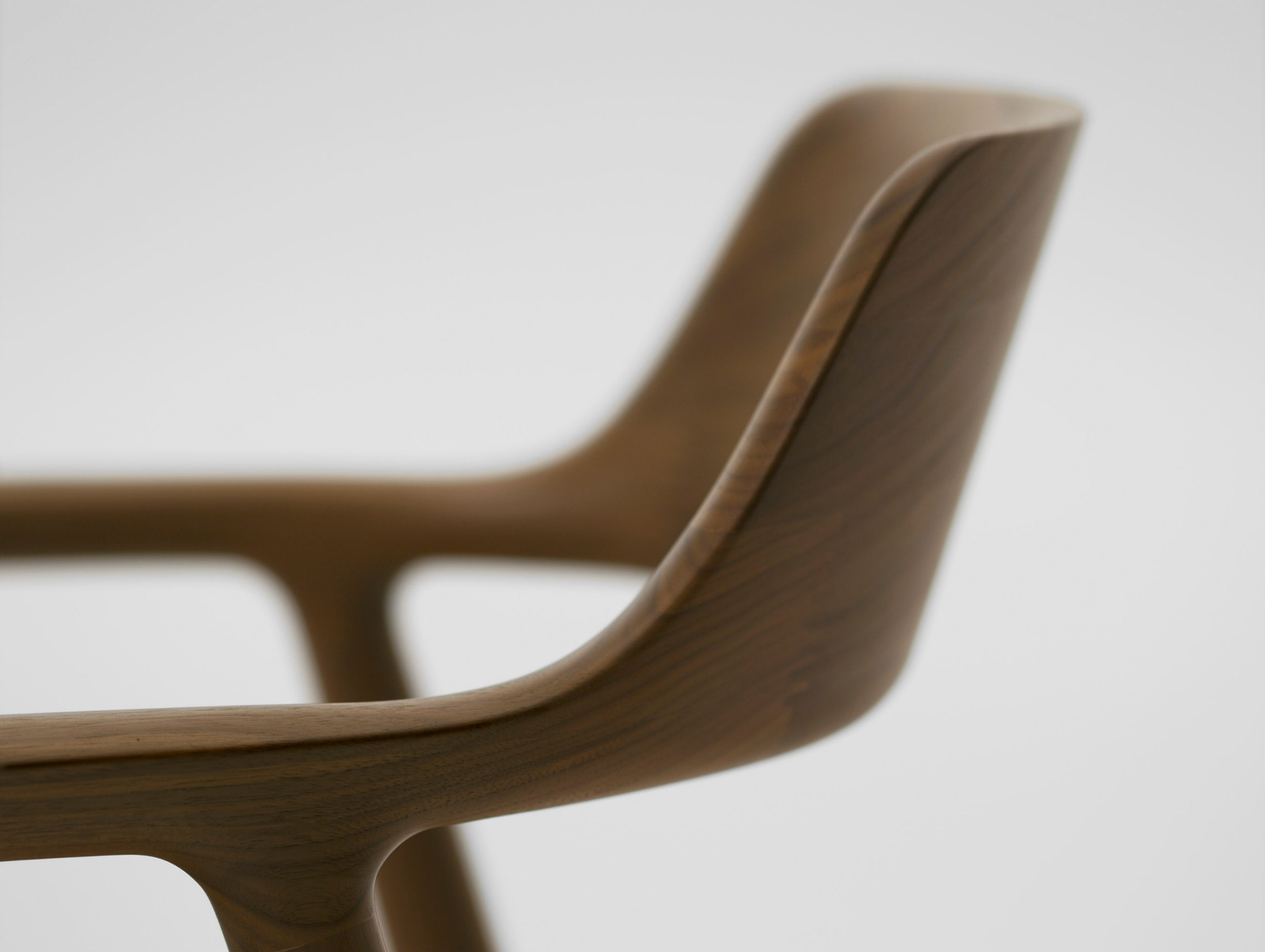Maruni Hiroshima Armchair Walnut Naoto Fukasawa
