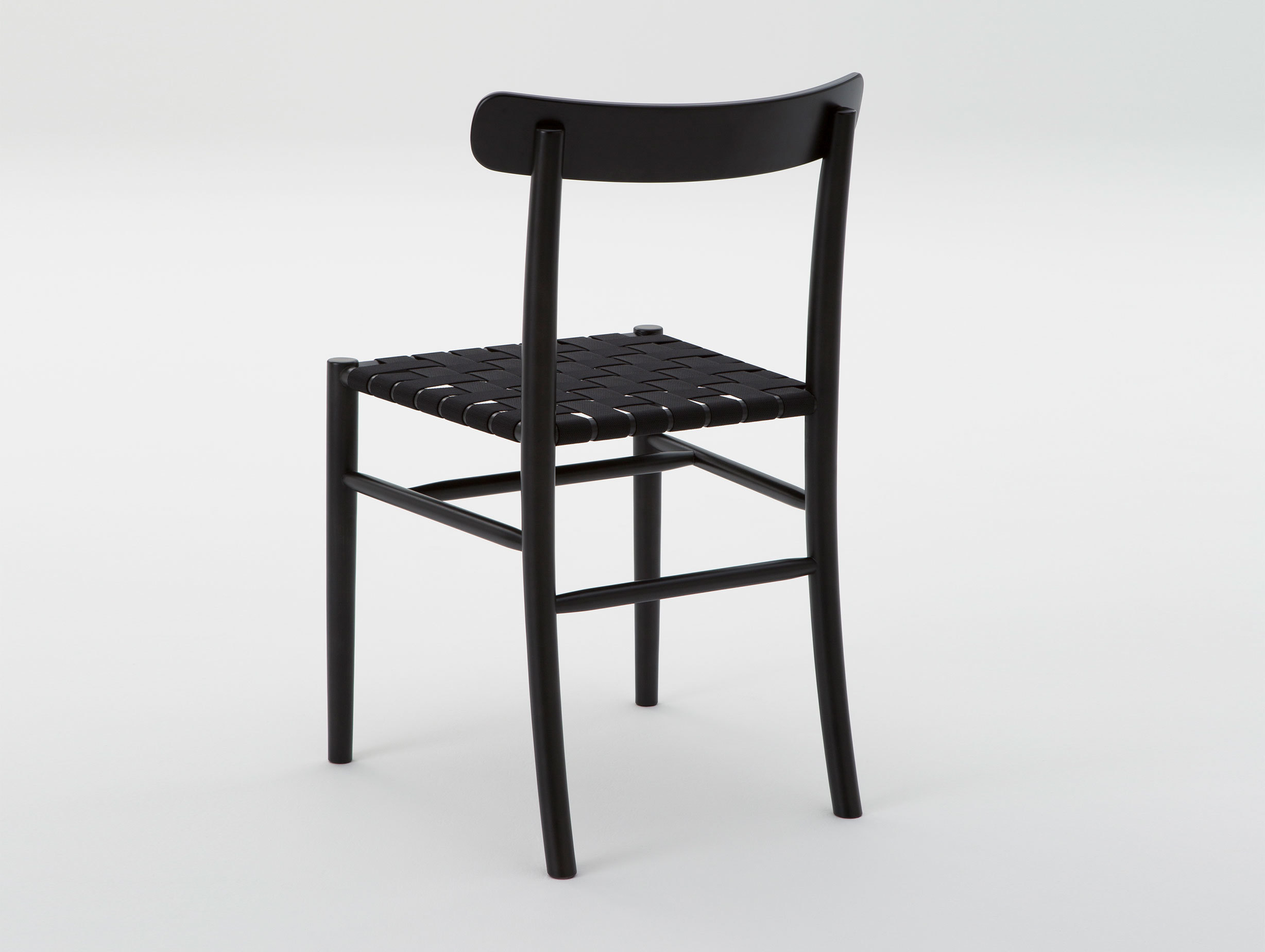 Maruni Lightwood Chair Maple Black Webbing Seat