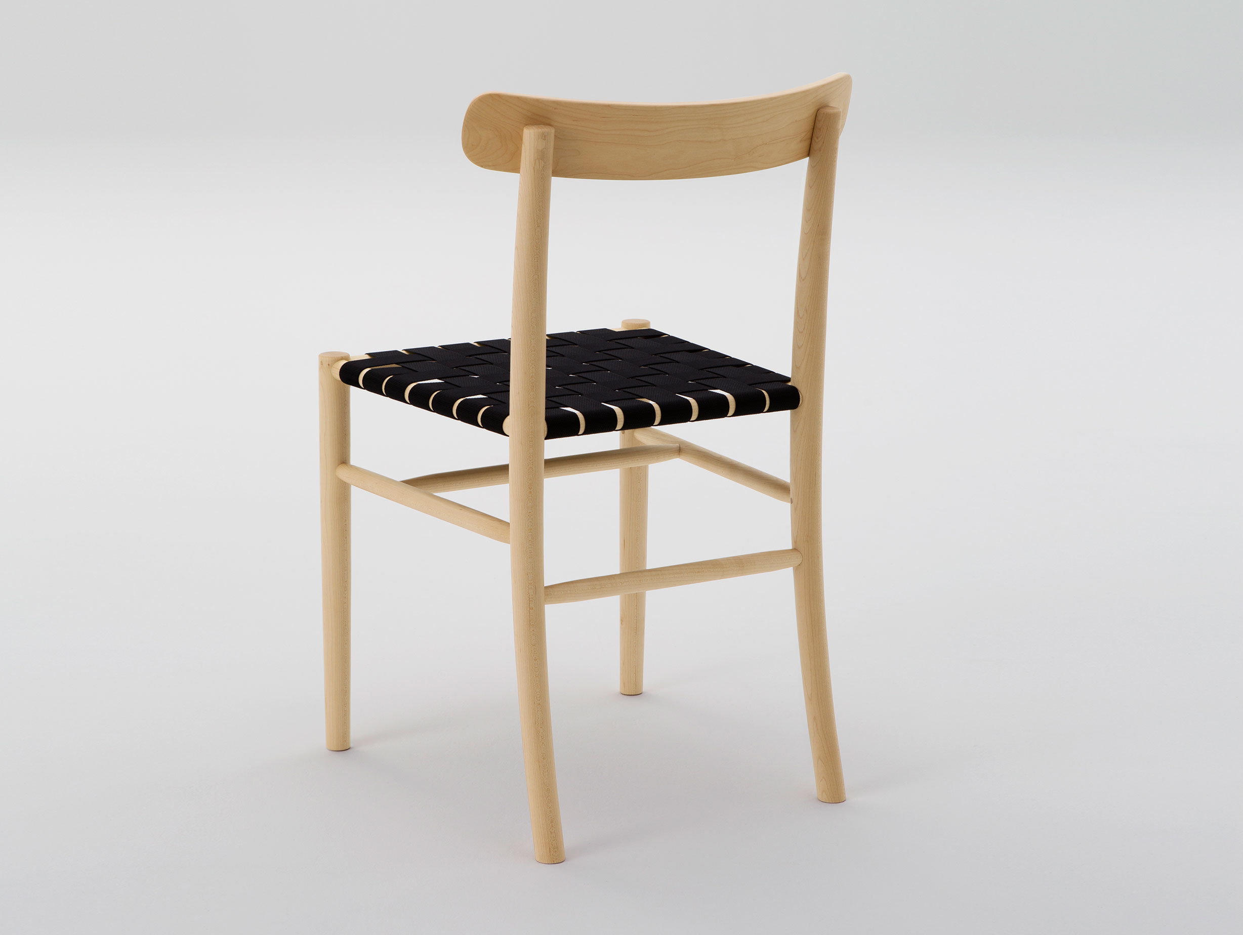 Maruni Lightwood Chair Maple Webbing Seat