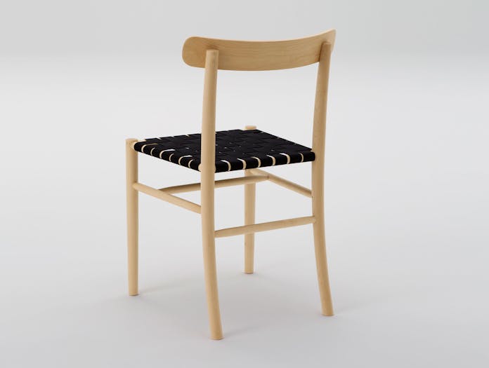 Maruni Lightwood Chair Maple Webbing Seat