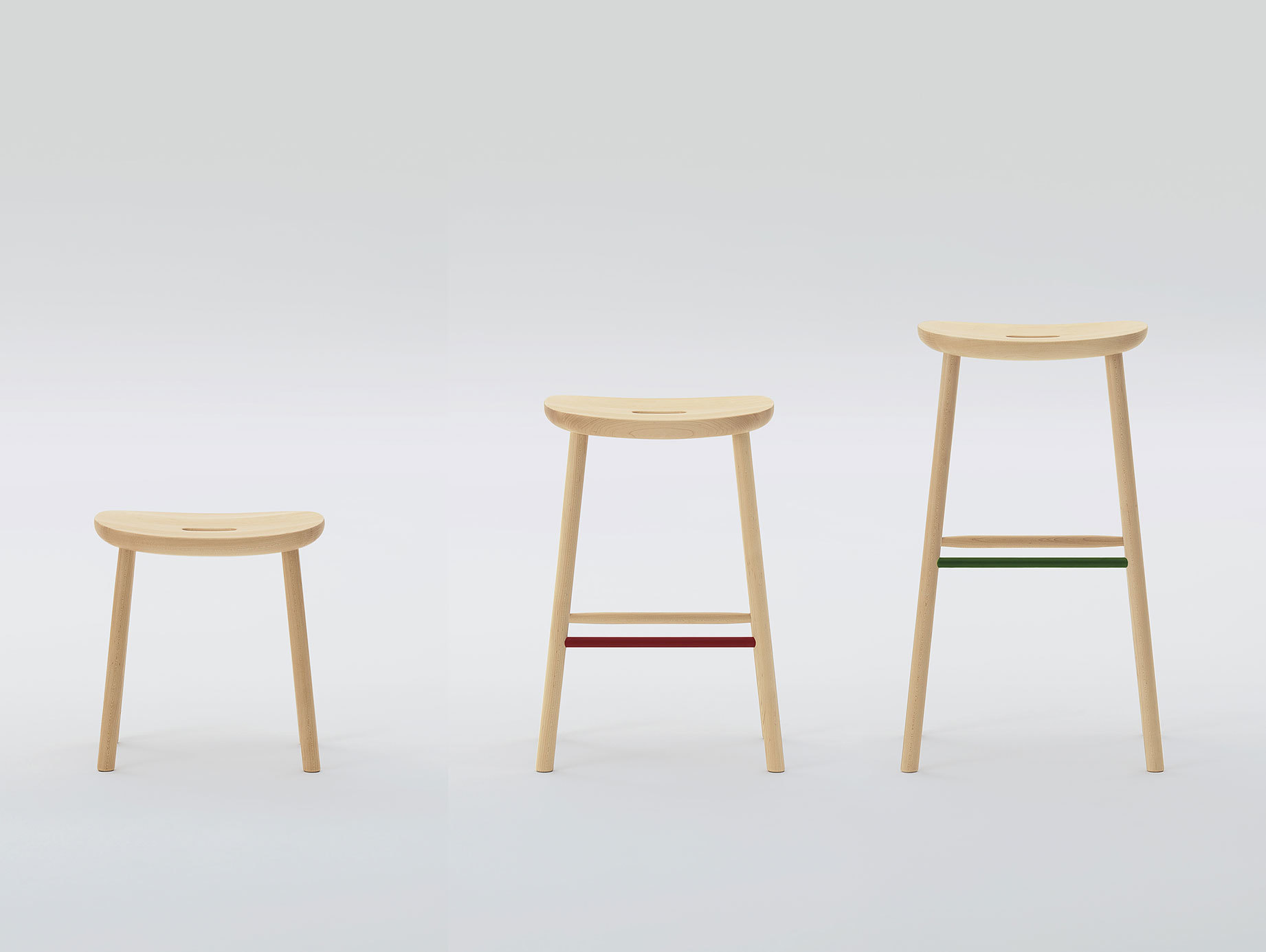 Maruni O Stool Maple