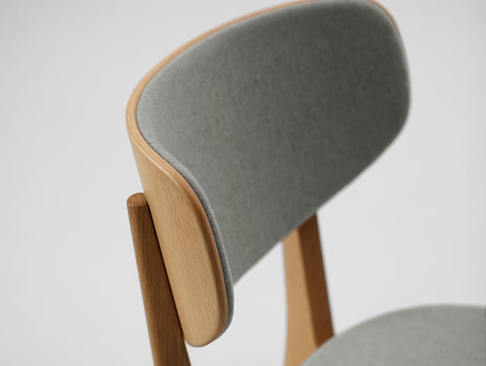 Maruni Roundish Chair Oak