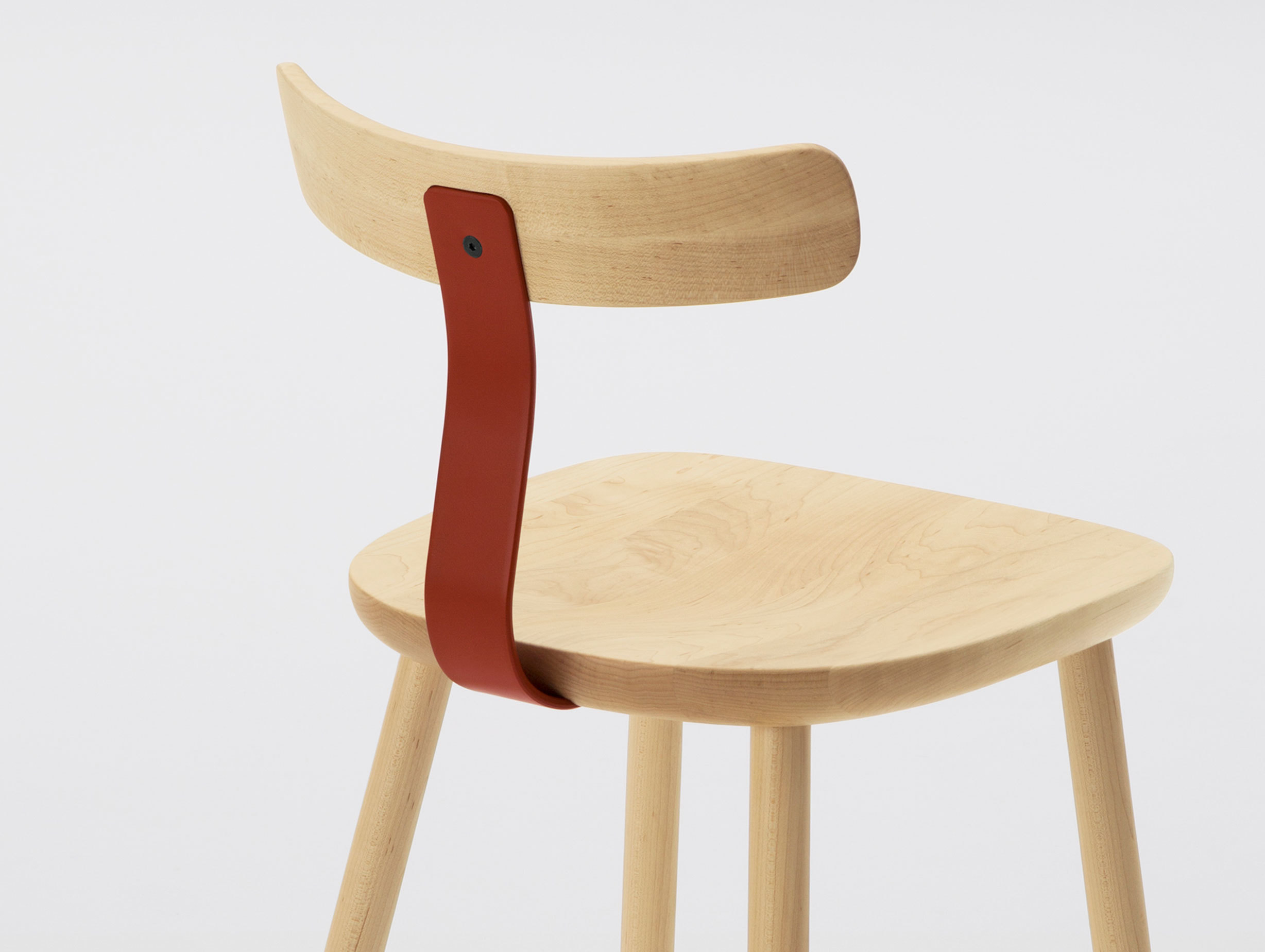 Maruni T 1603 Chair Maple Detail