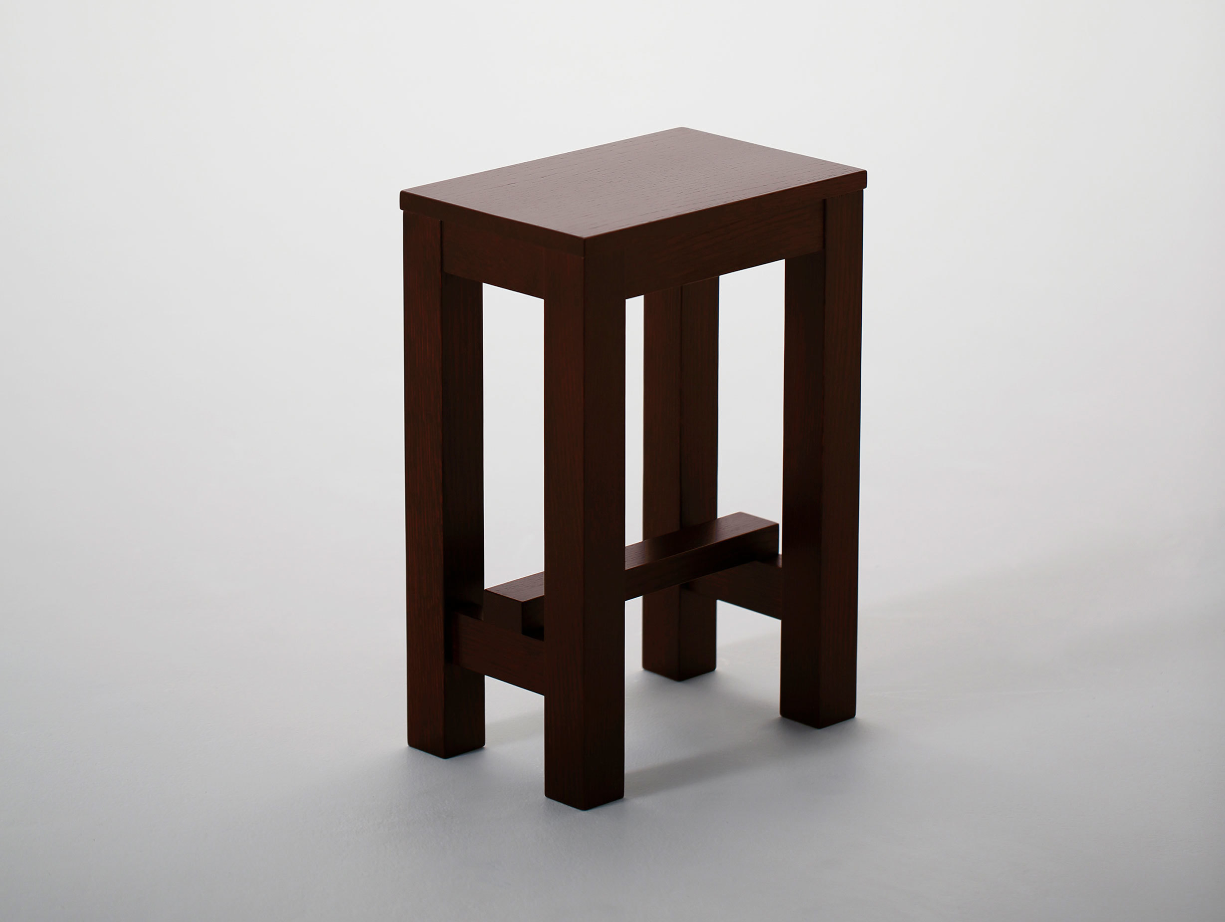 Maruni Asian Stool Oak 2