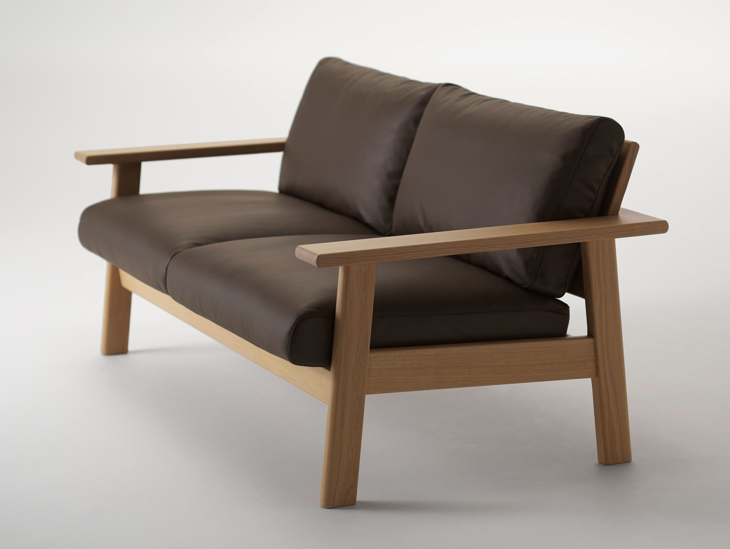 Maruni Bruno 2 Seater Sofa Oak