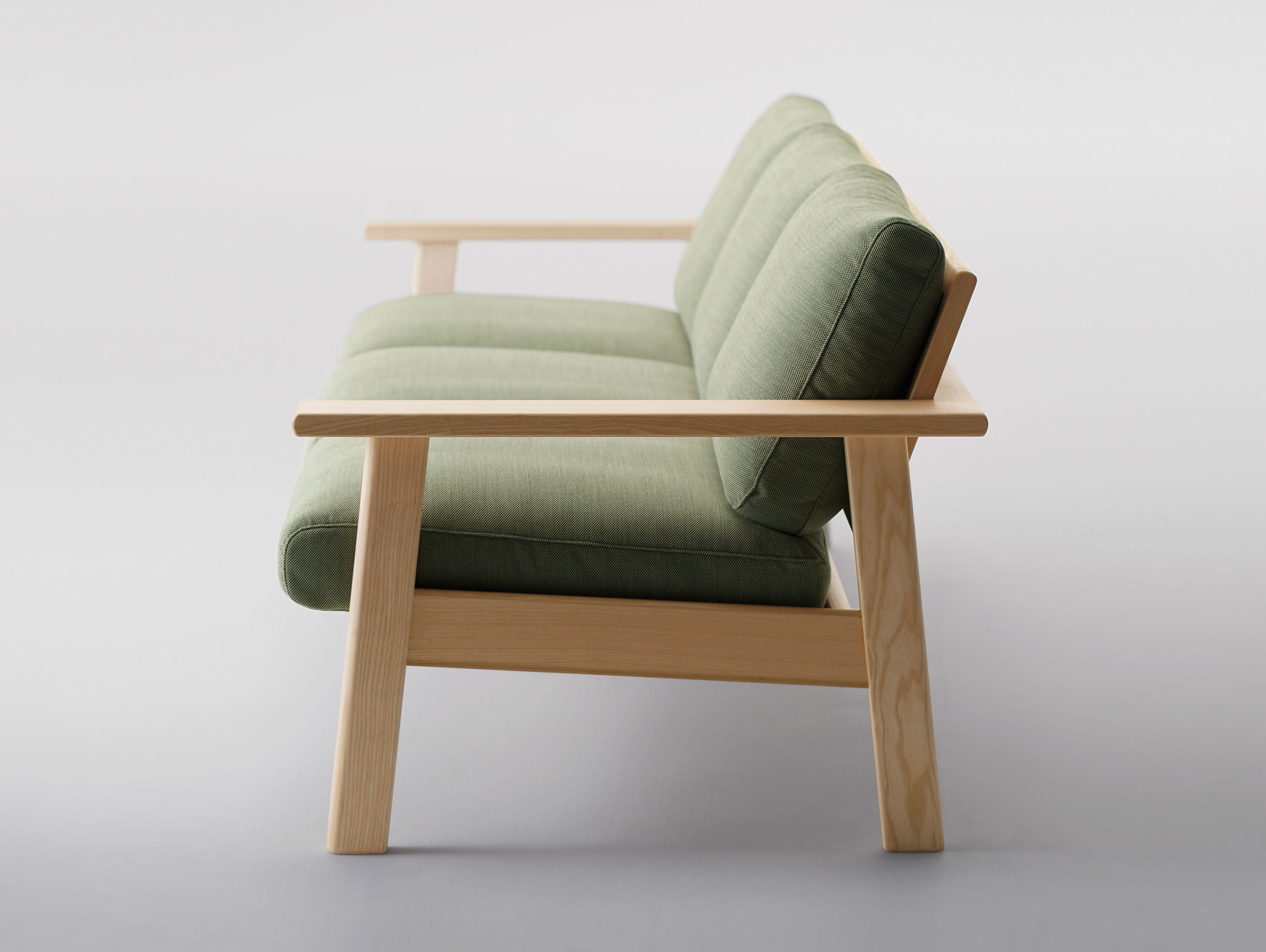 Maruni Bruno 3 Seater Sofa Ash End