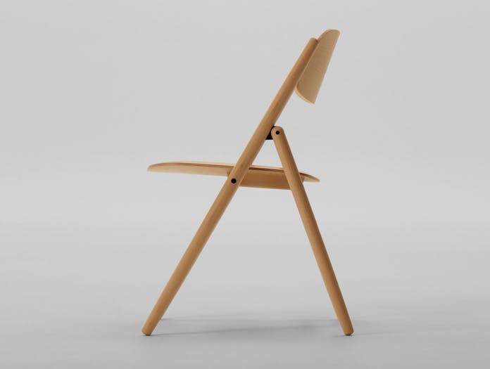 Maruni Hiroshima Folding Chair Beech 02