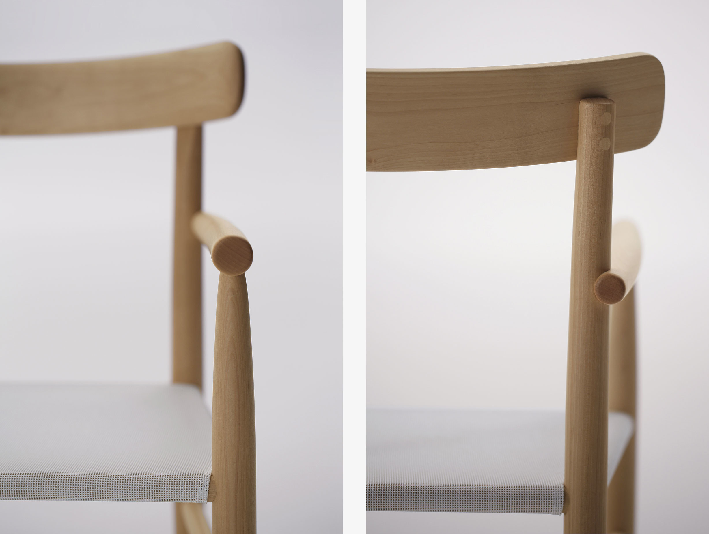 Maruni Lightwood Armchair Detail