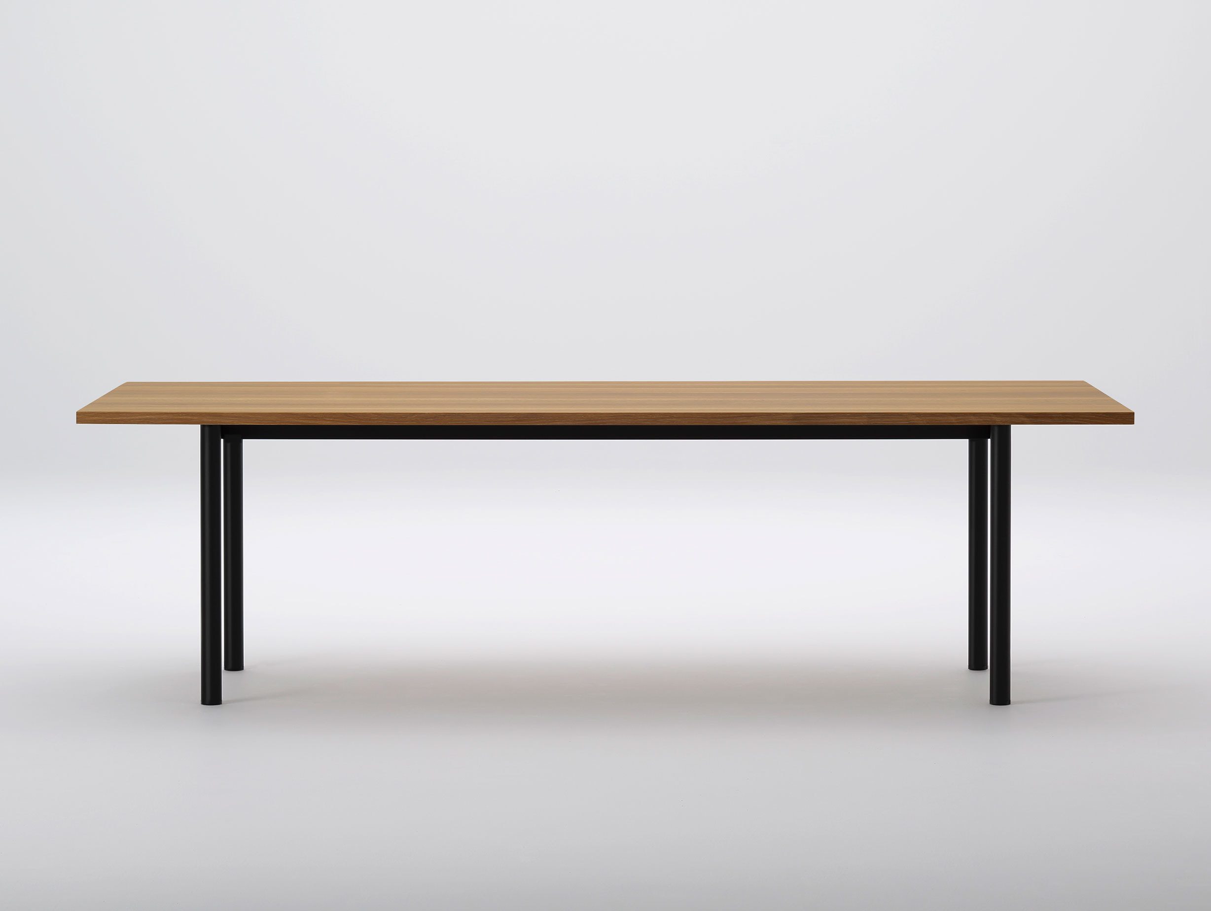 Maruni Malta Table 240 Steel Oak