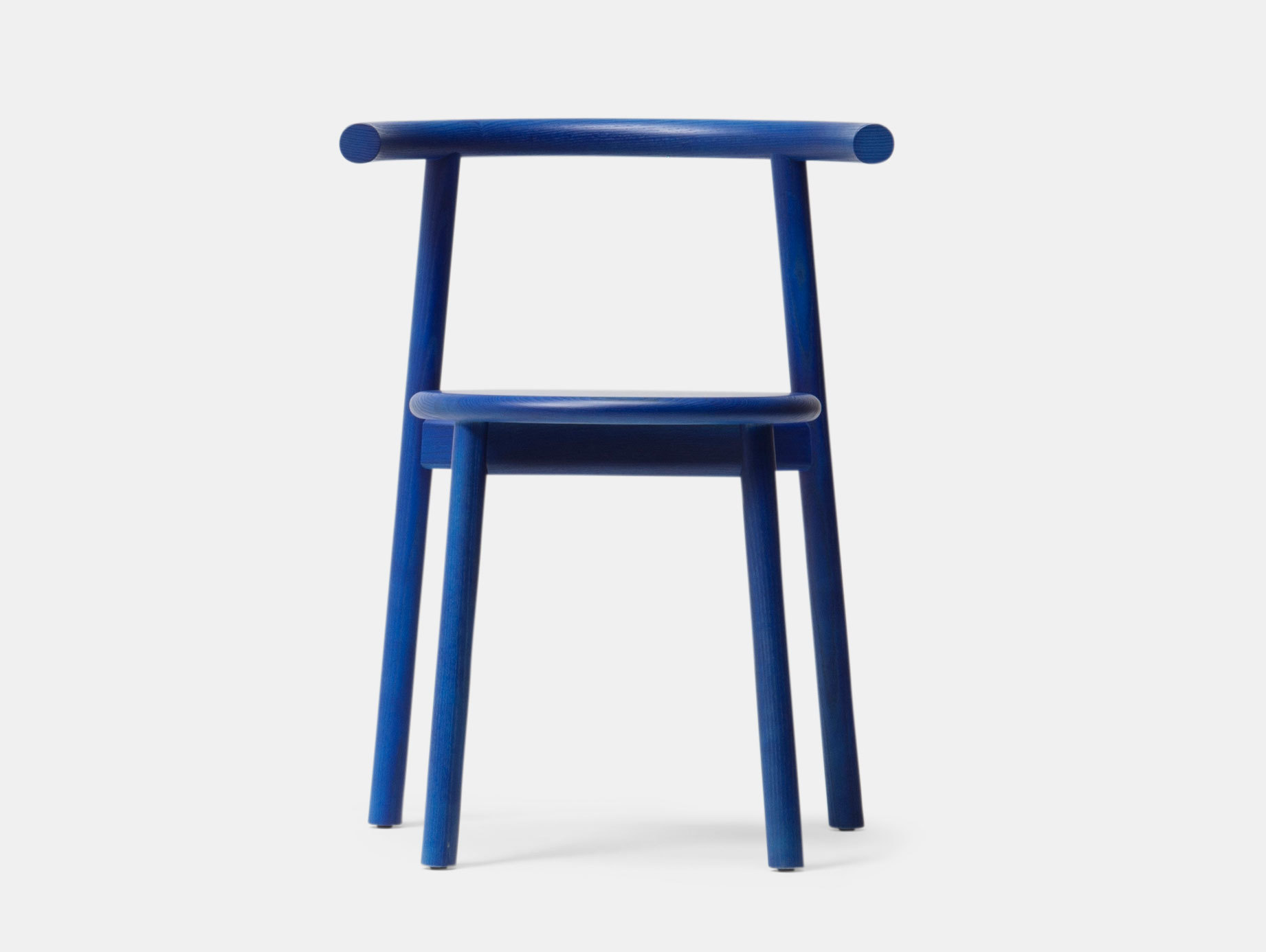 Mattiazzi Solo Chair Blue Ash Studio Nitzan Cohen