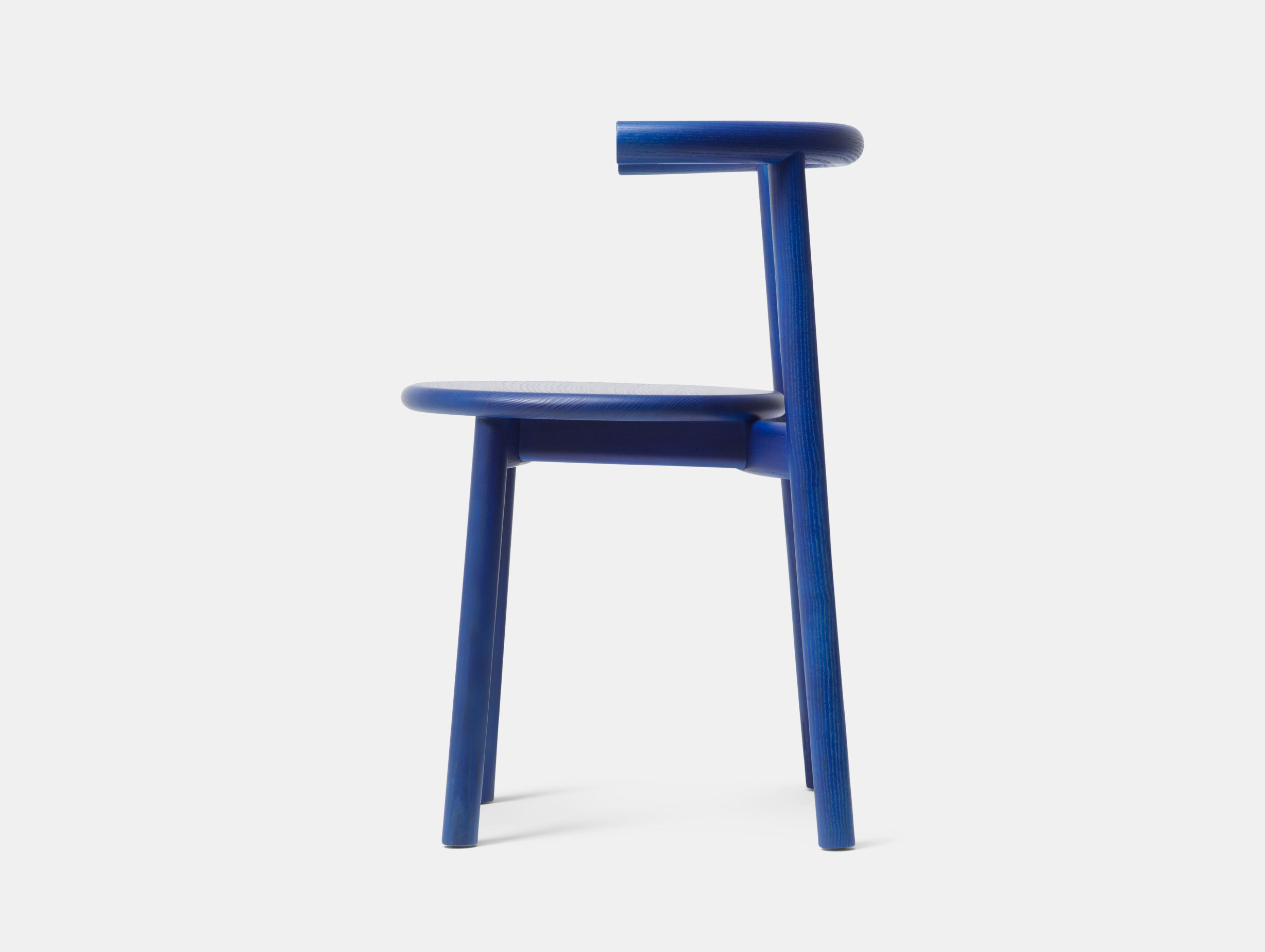 Mattiazzi Solo Chair Blue Ash Side Studio Nitzan Cohen