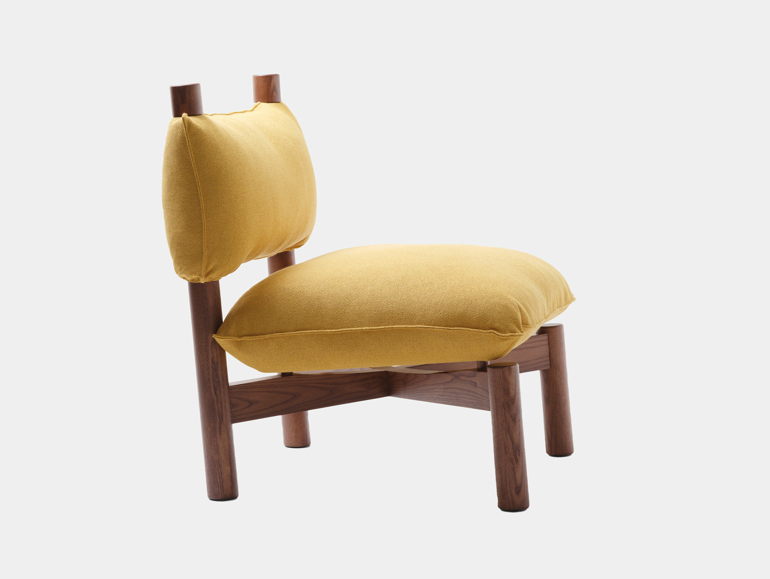 Mattiazzi marialaura irvine pafpaf lounge chair lanarico460 walnut stained