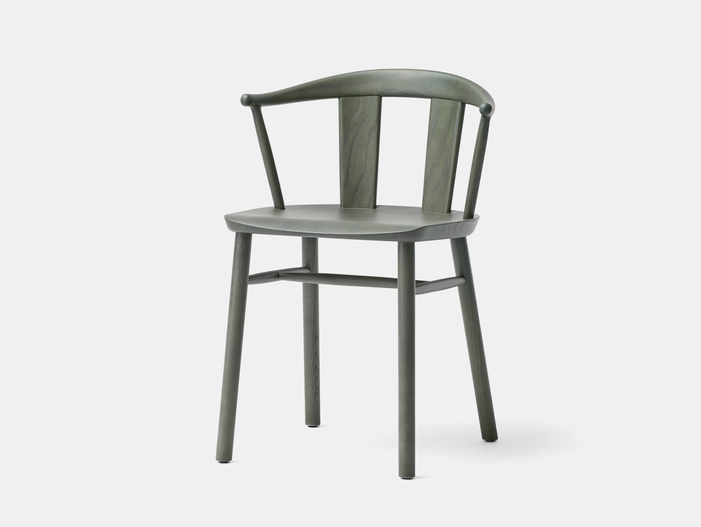 Mattiazzi sam hecht kim colin stelo chair green aniline on ash