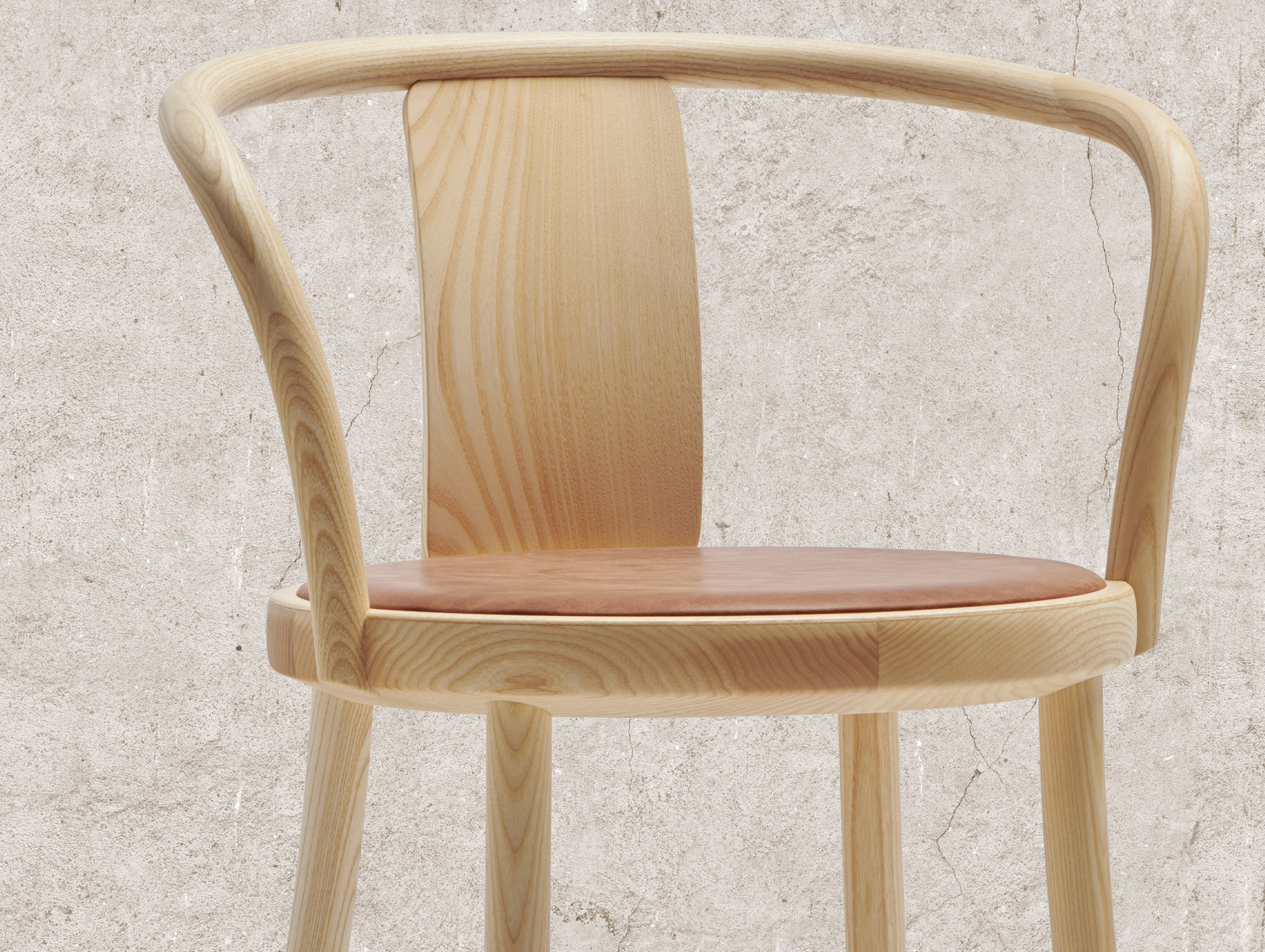 Mattiazzi jasper morrison zampa armchair upholstered lifestyle12