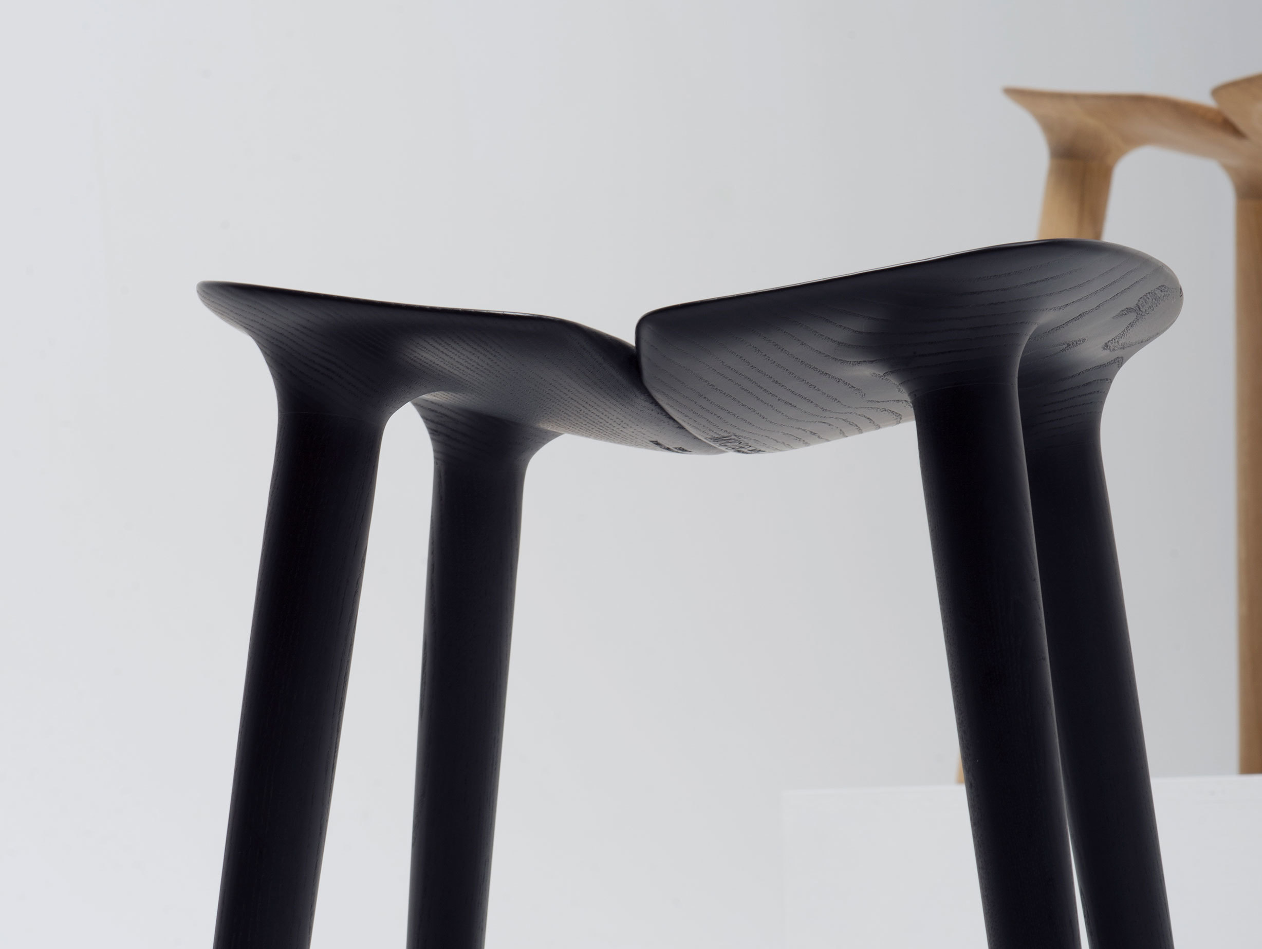 Mattiazzi Osso Bar Stool Black Detail Ronan Erwan Bouroullec
