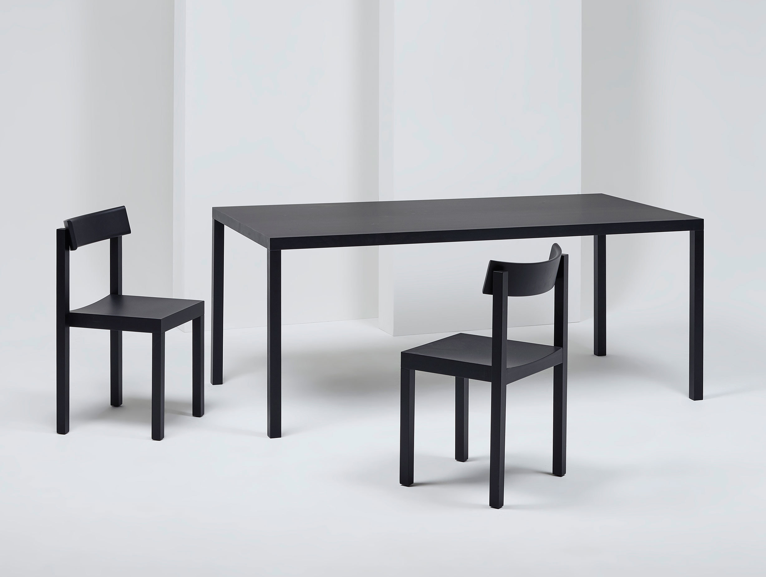 Mattiazzi Primo Chair Table Black Konstantin Grcic