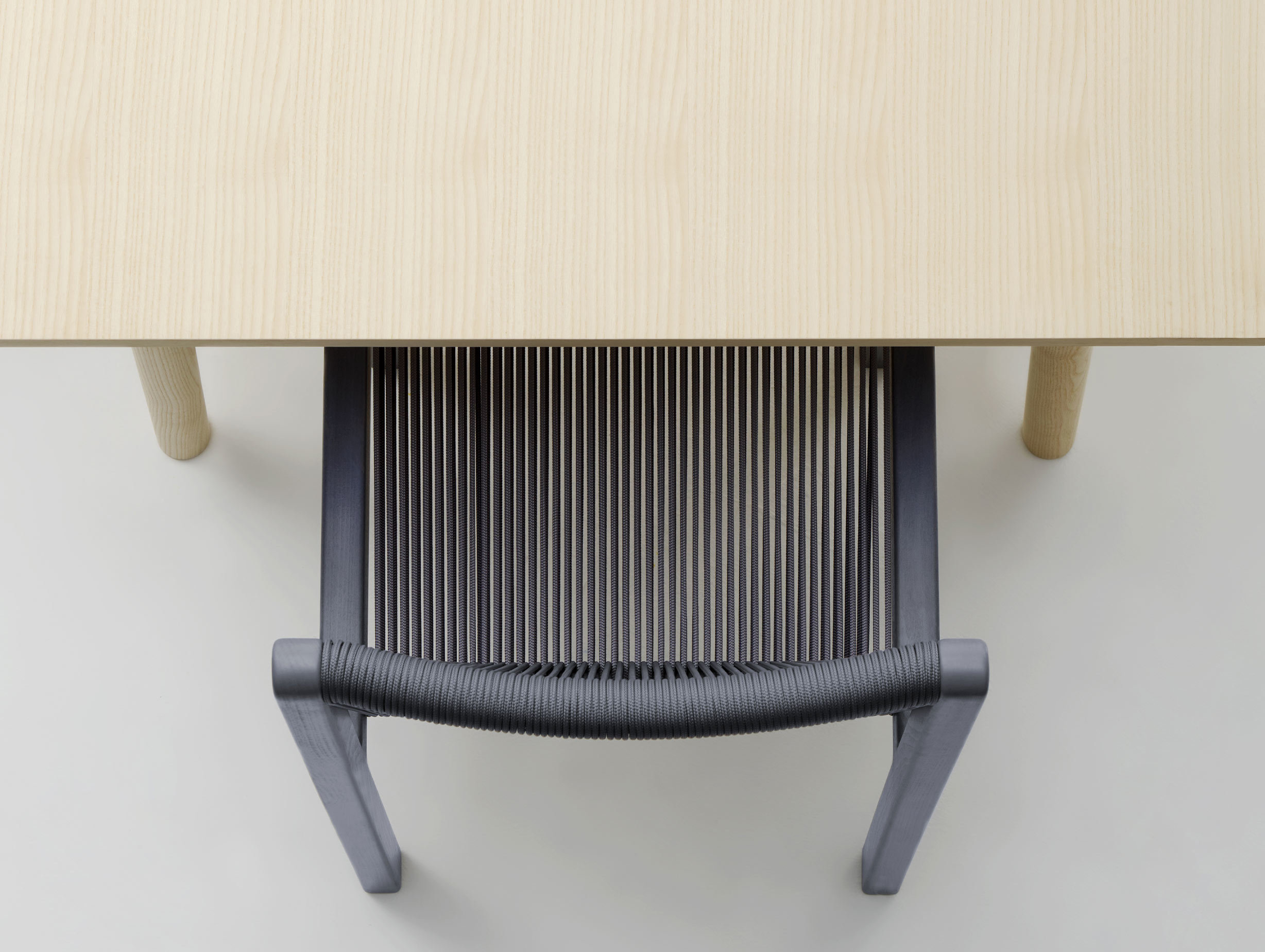 Mattiazzi filo chair grey aerial view