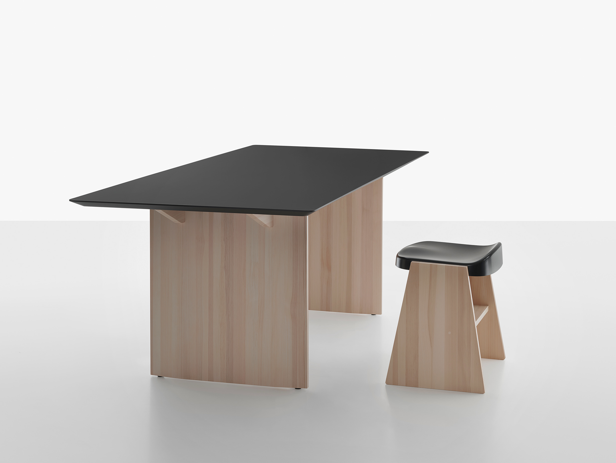 Mattiazzi fronda table black pine ls 8