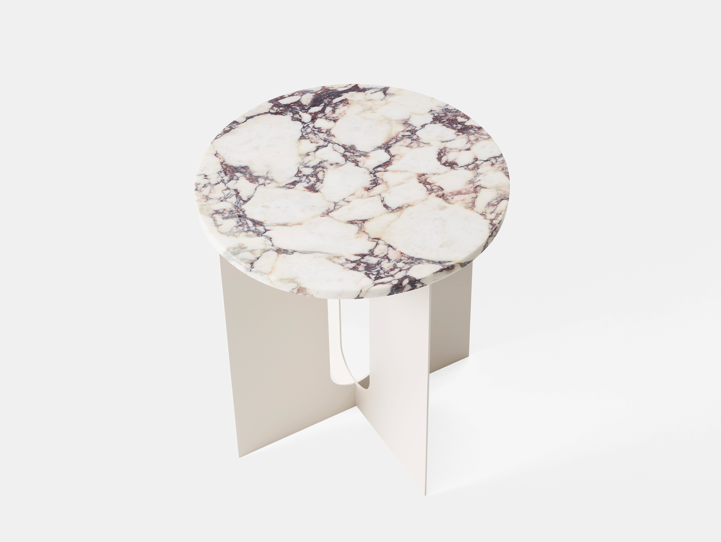 Menu androgyne side table ivory calacatta viola marble 02