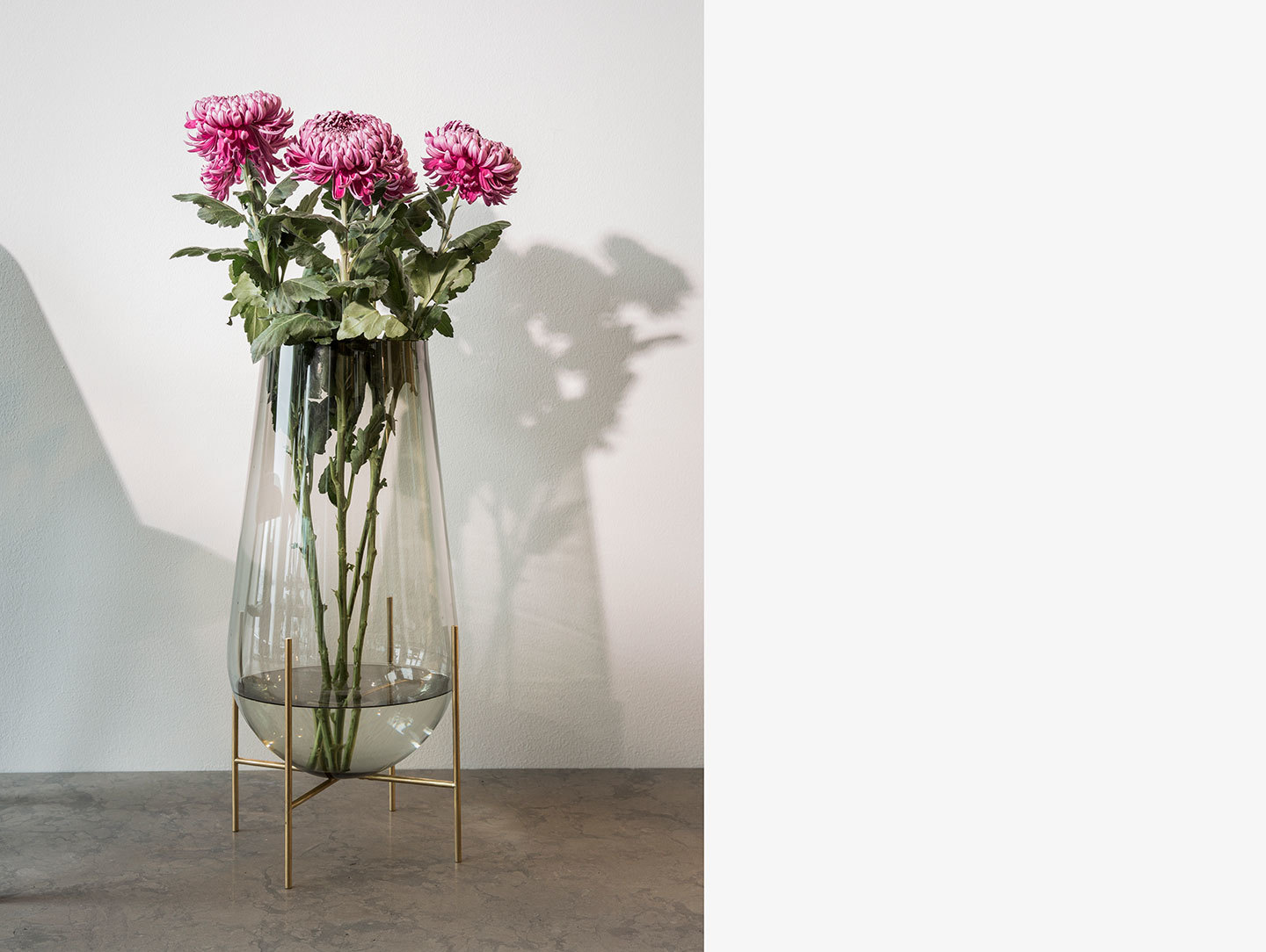 Menu Echasse Vase Chrysanths Theresa Rand