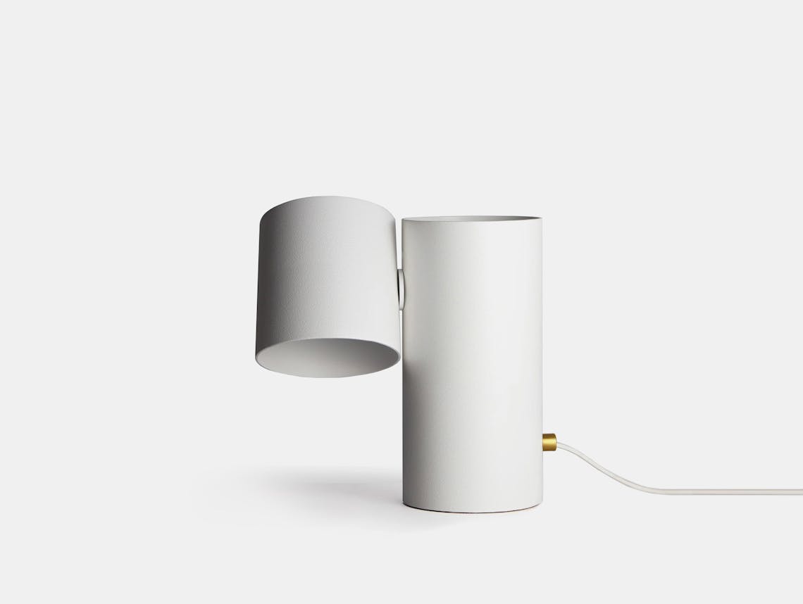 Minimalux drum table lamp d1 signal white
