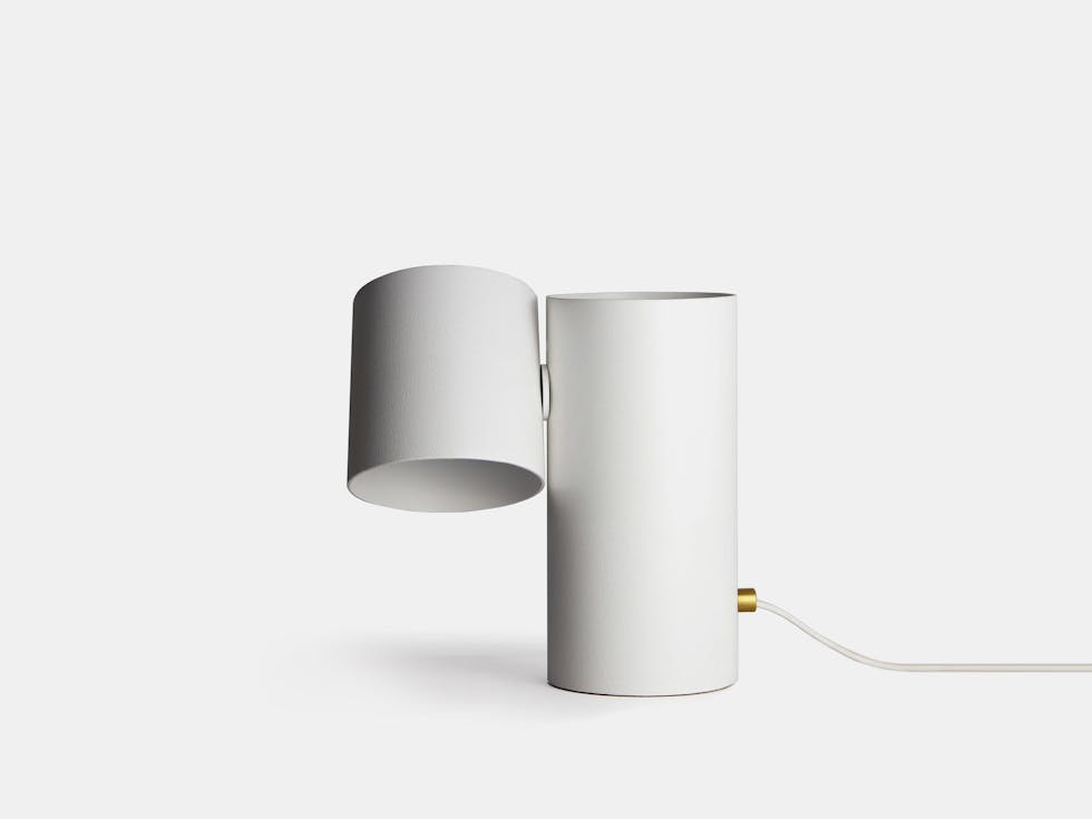 Minimalux drum table lamp d1 signal white Minimalux drum table lamp d1 signal white