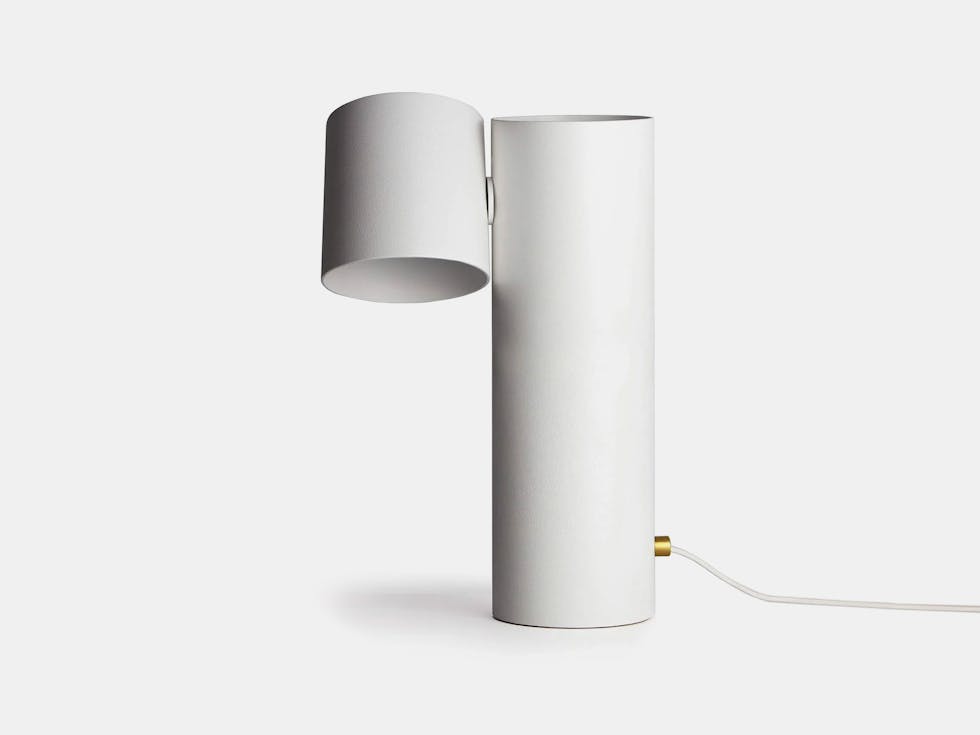 Minimalux drum table lamp d2 signal white Minimalux drum table lamp d2 signal white