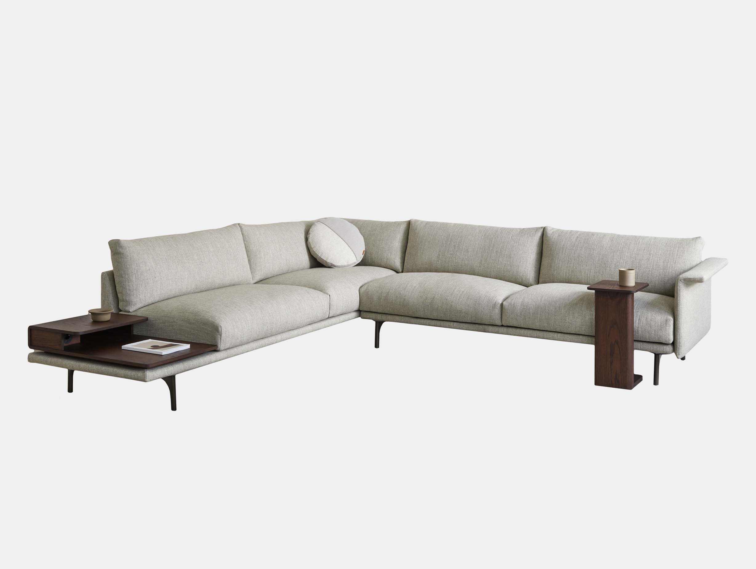 Montis otis corner sofa side table