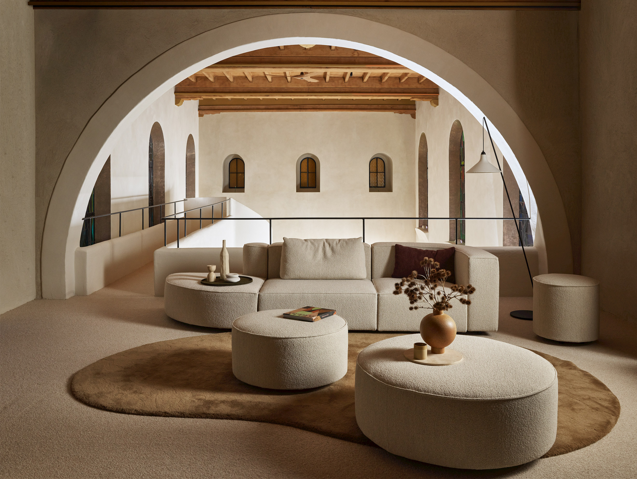 Montis dick spierenburg domino 18 curve sofa lifestyle