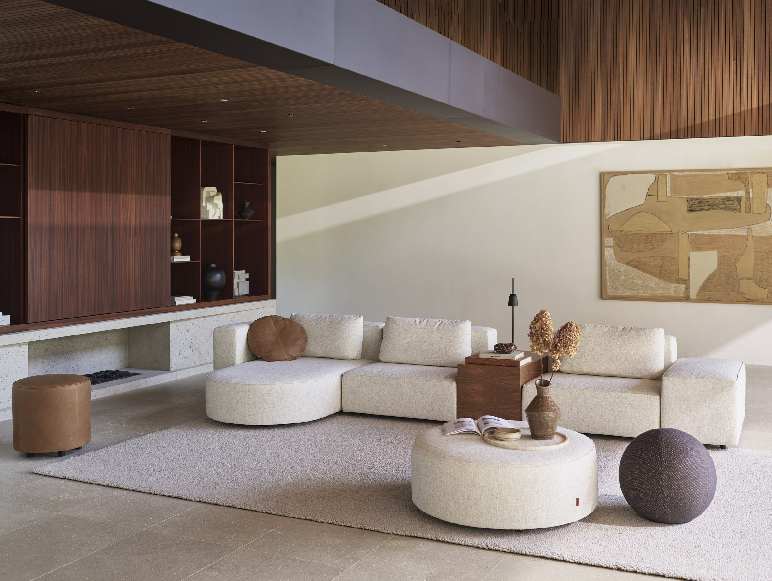 Montis dick spierenburg domino 18 curve sofa lifestyle2