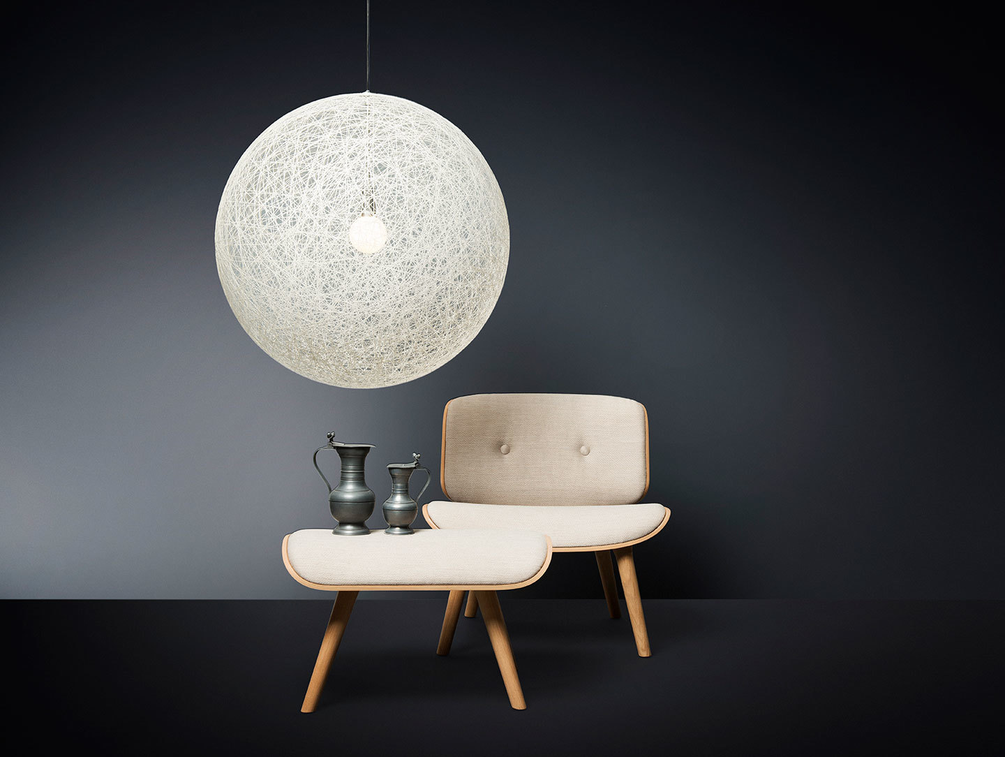 Moooi Random Pendant Light White Set Bertjan Pot