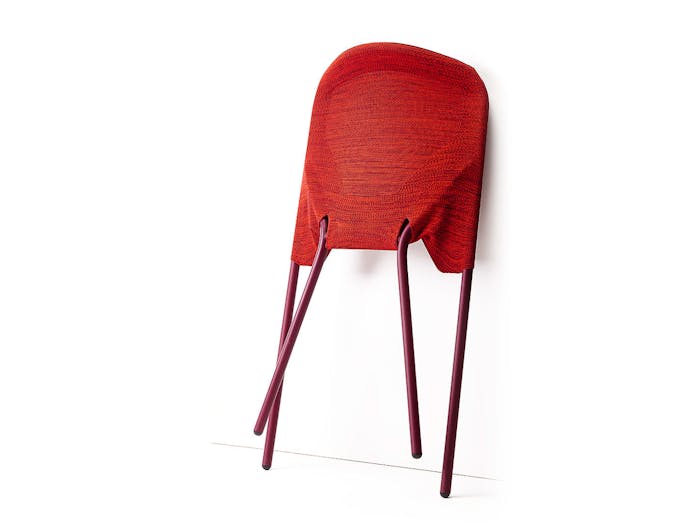 Moooi Shift Dining Chair Red Folded Jonas Forsman