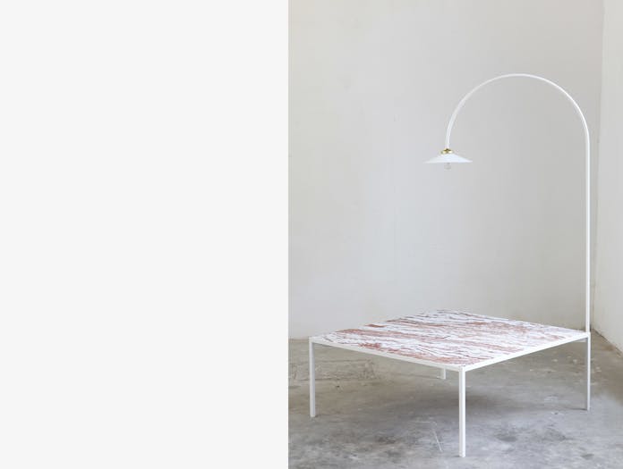 Muller van severen low table and lamp marble lifestyle
