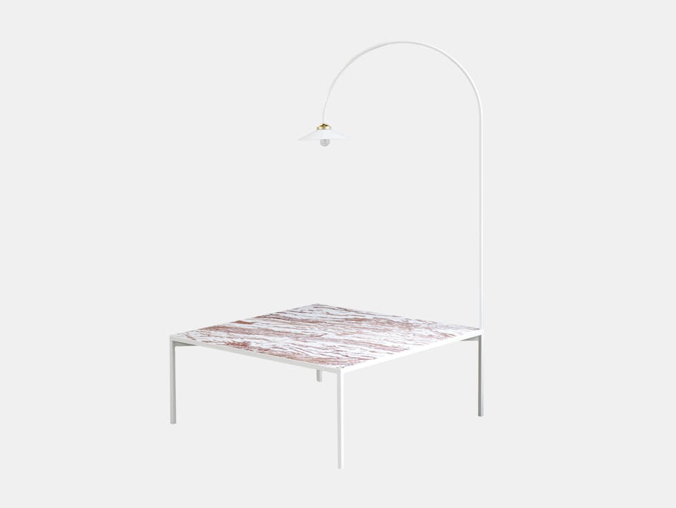 Muller van severen low table lamp marble white