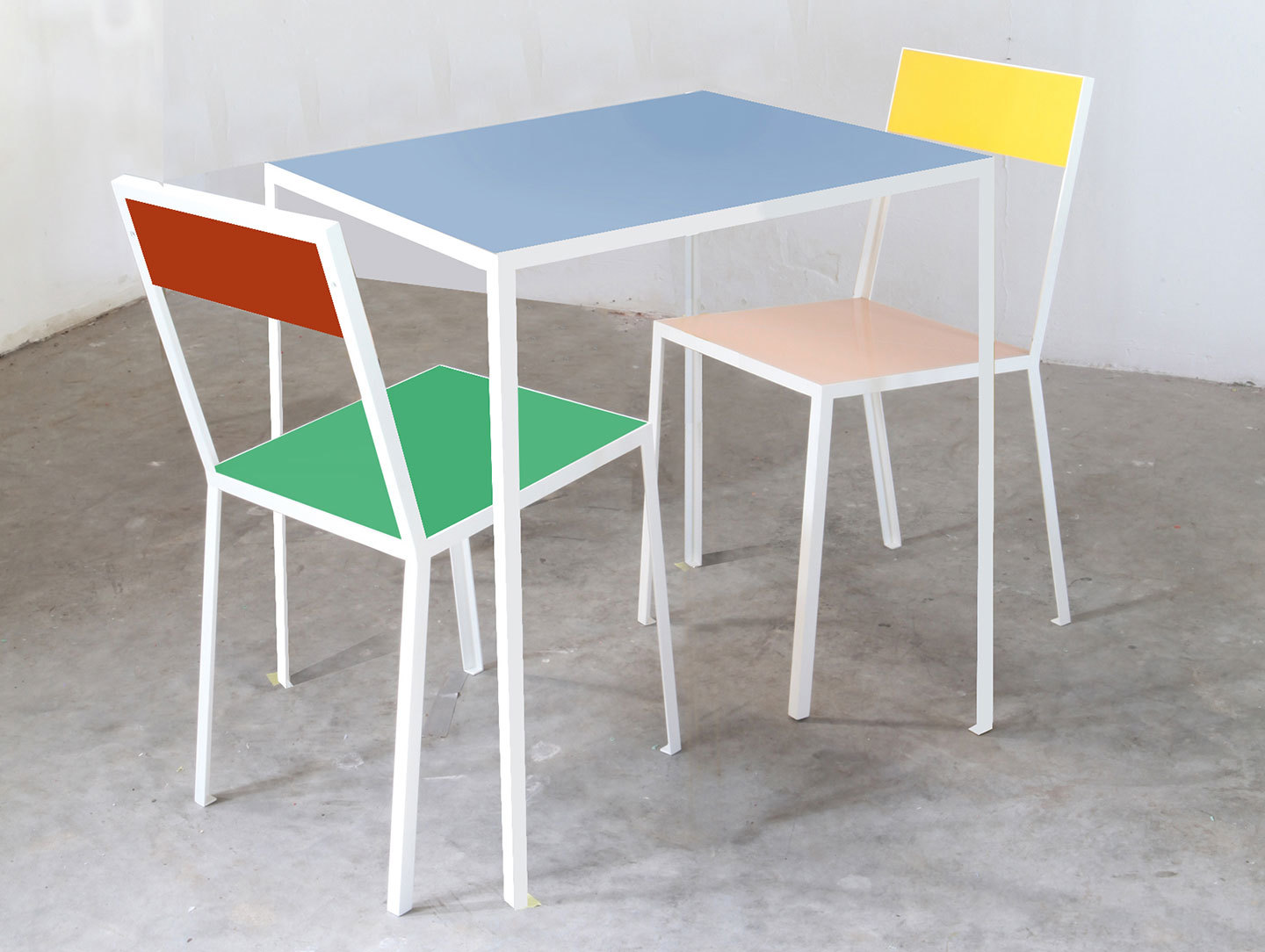 Muller Van Severen Table S Blue Pe Fien Muller Hannes Van Severen