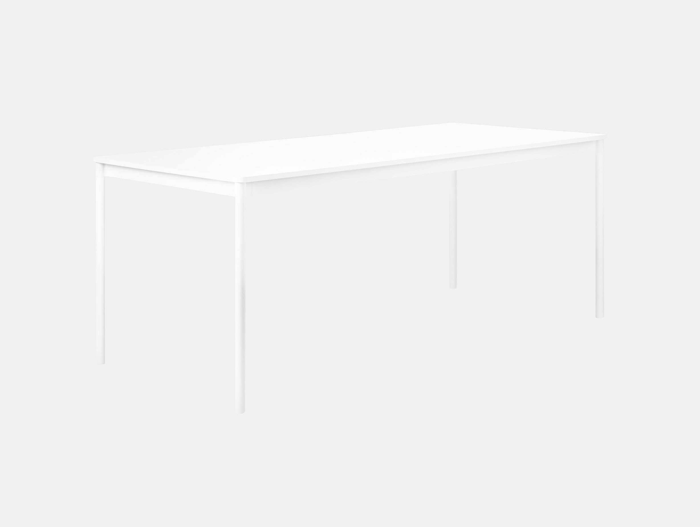 Muuto Base Table White Mika Tolvanen