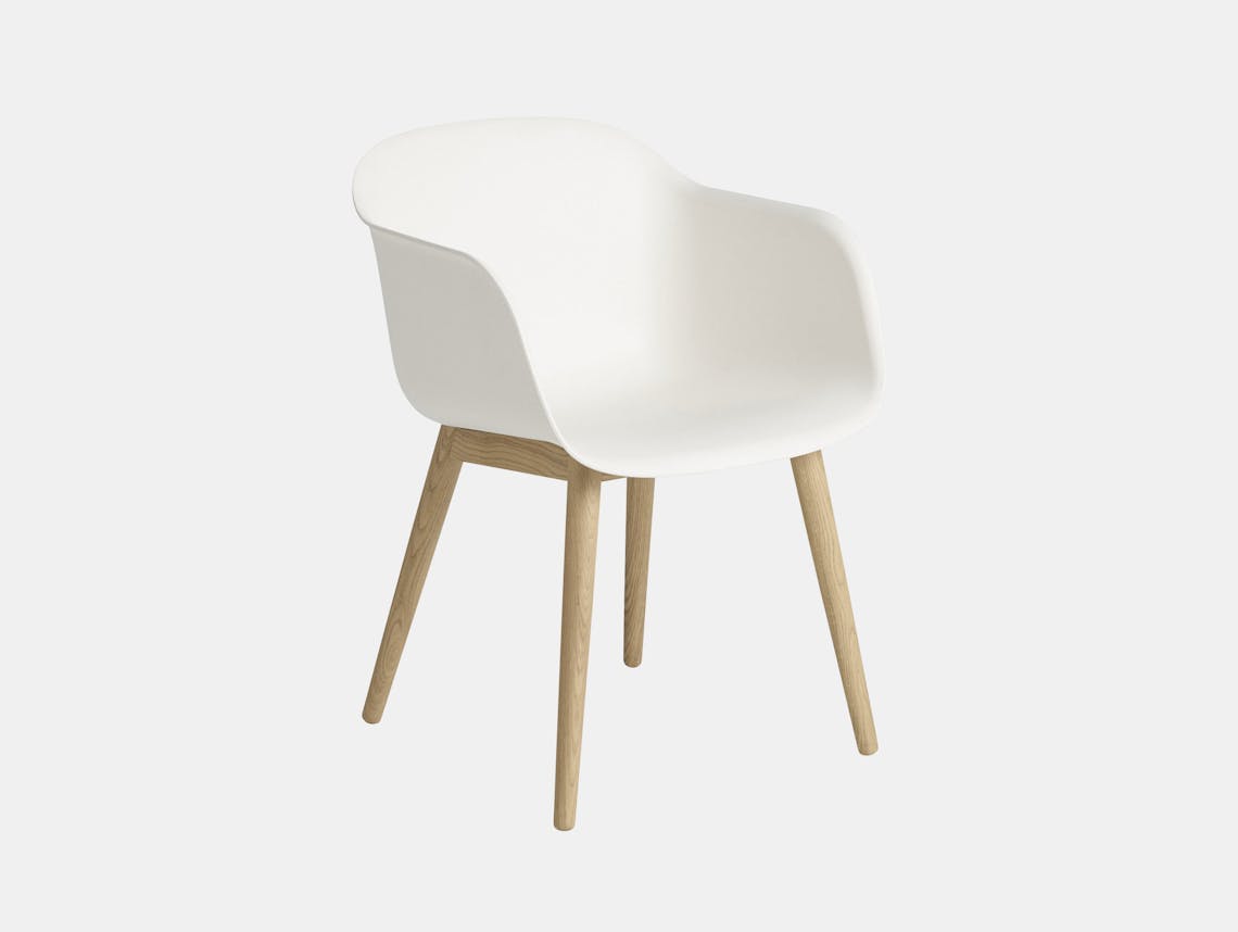 Muuto Fiber Chair Wood Base White Oak Iskos Berlin