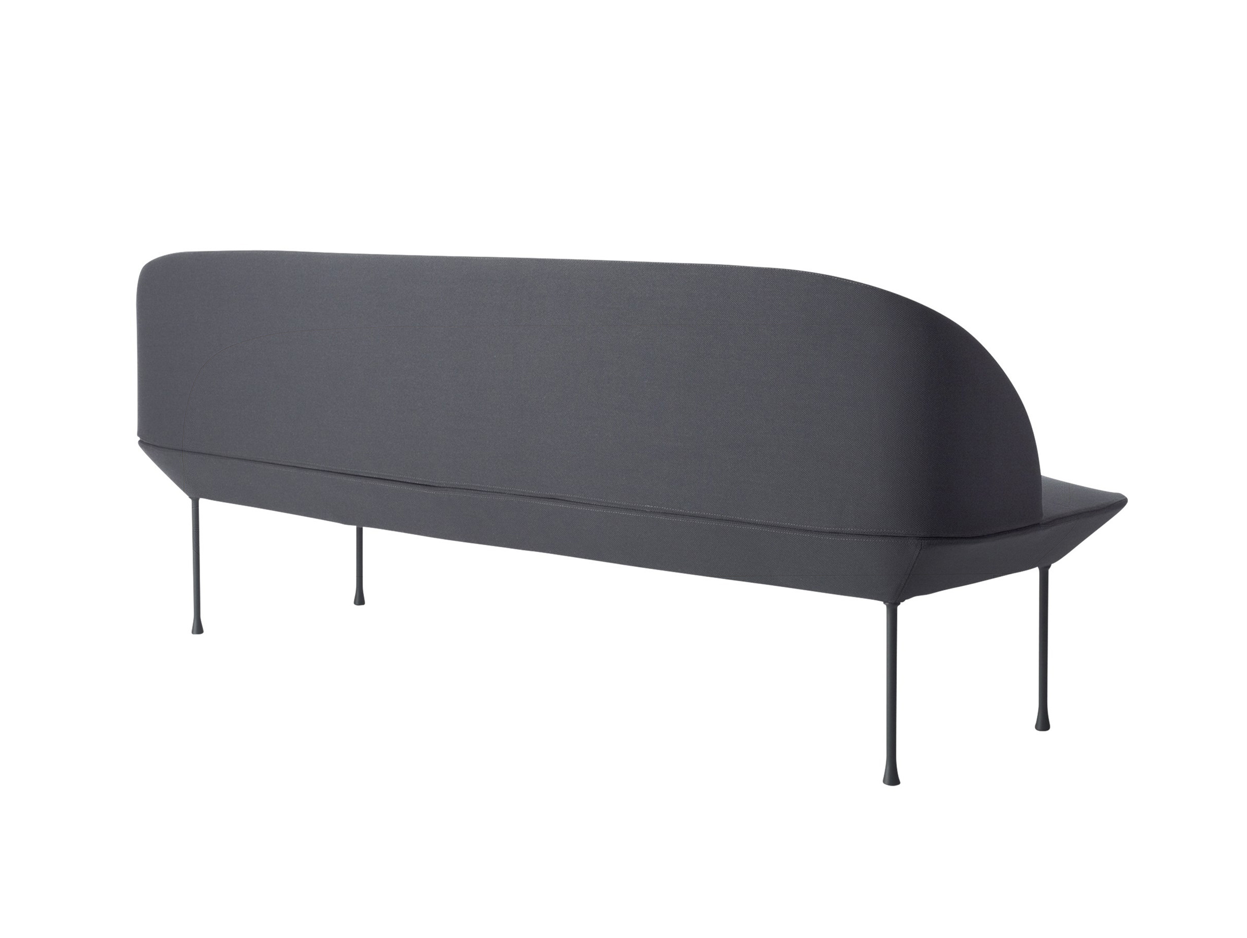 Muuto Oslo three Seater Steelcut 180 back